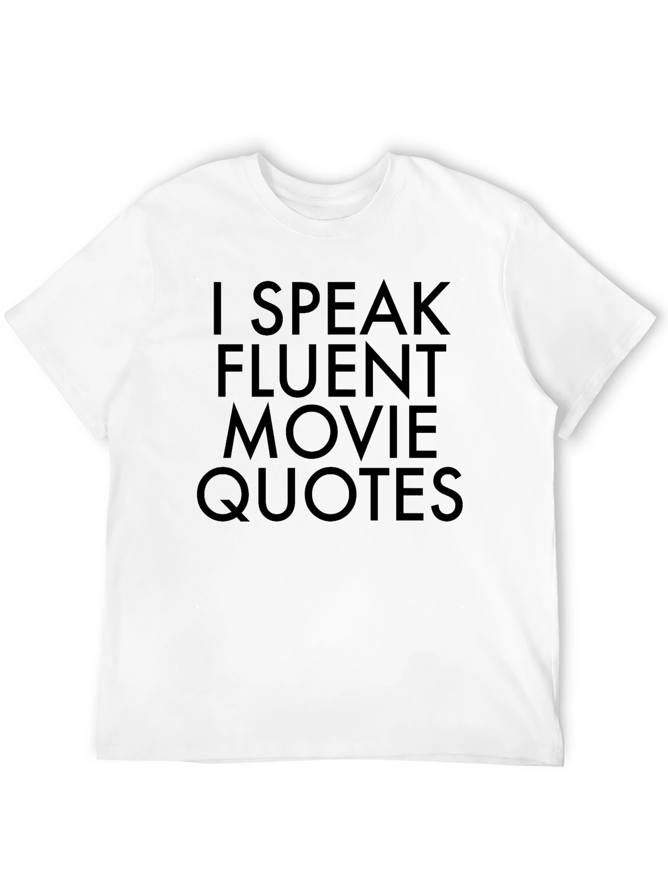 Fluent Movie Quotes Graphic Tee - Black