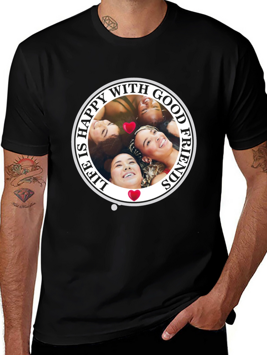Happy With Good Friends T-Shirt