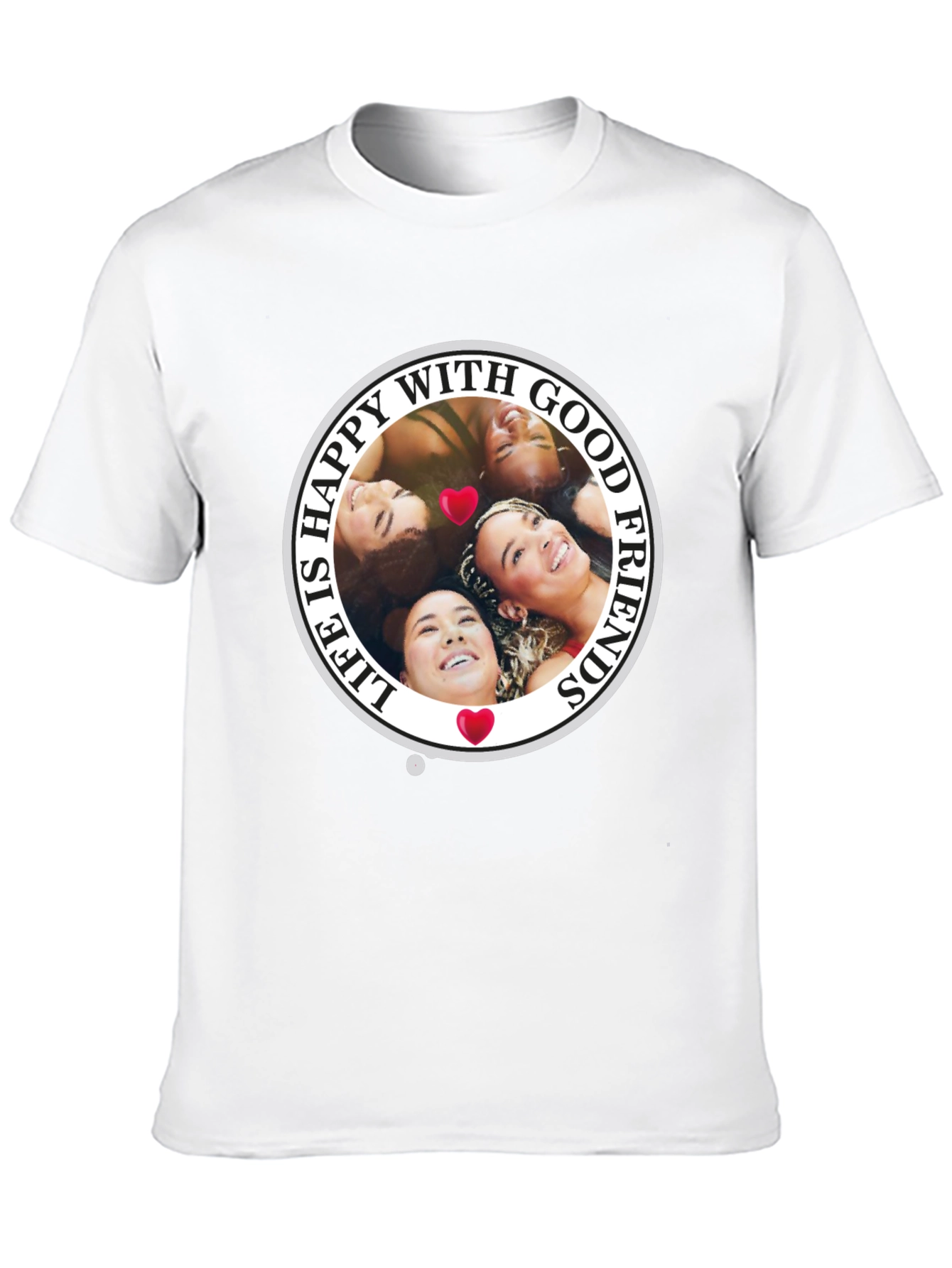 Happy With Good Friends T-Shirt