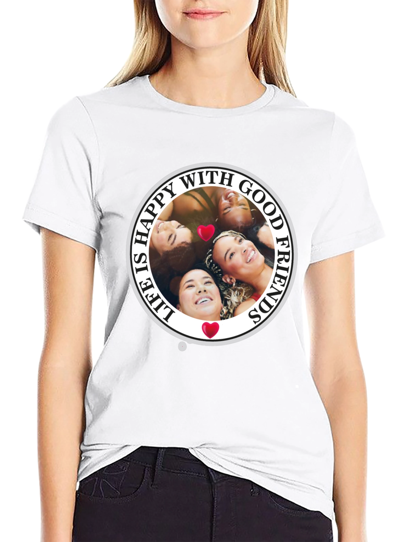 Happy With Good Friends T-Shirt