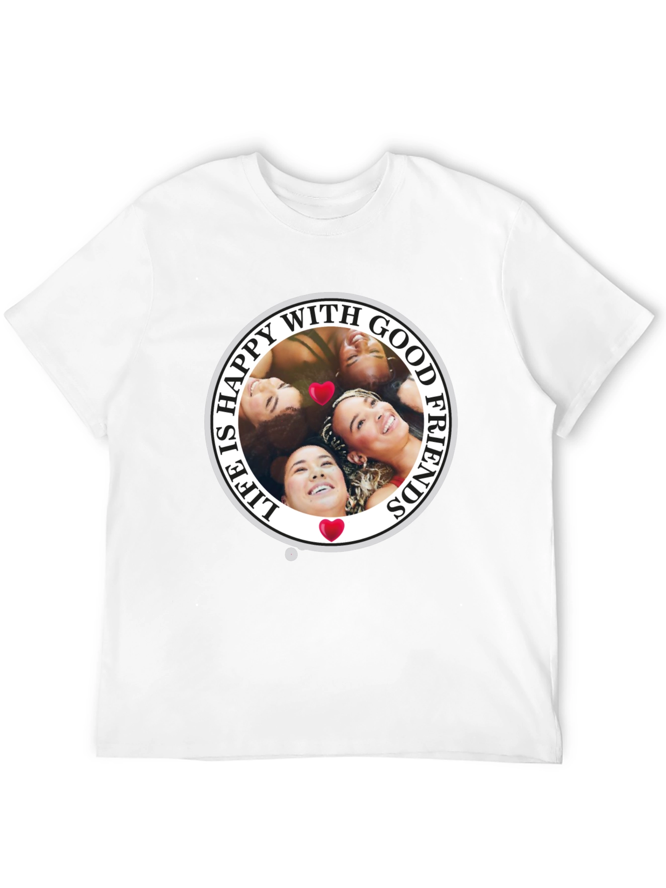 Happy With Good Friends T-Shirt
