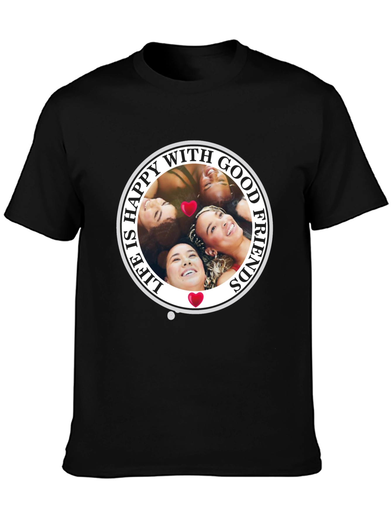 Happy With Good Friends T-Shirt
