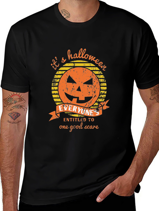 Halloween Pumpkin Graphic Tee - Its a Halloween Scare!