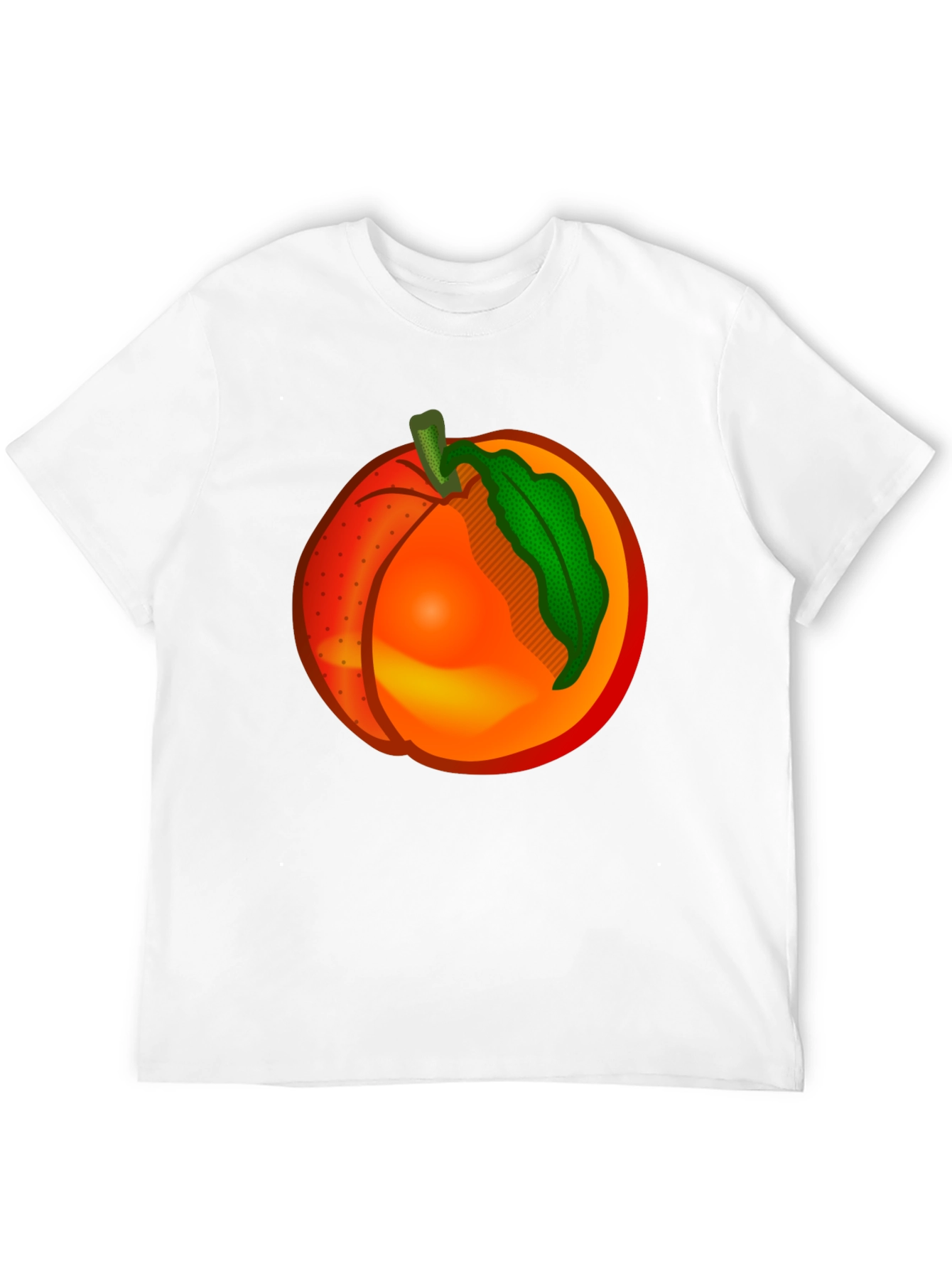 Peach Graphic T-Shirt - Fruity Fashion