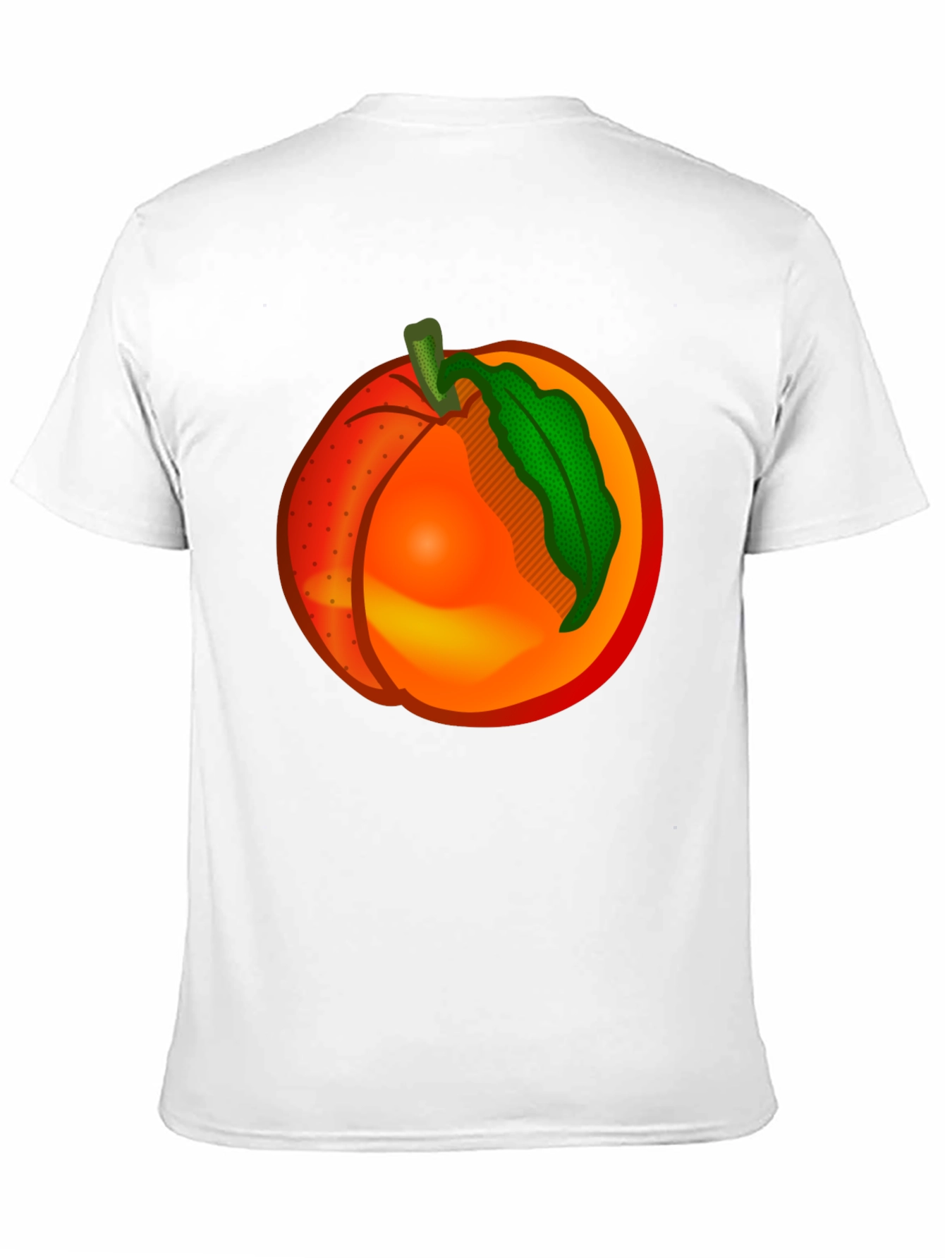 Peach Graphic T-Shirt - Fruity Fashion