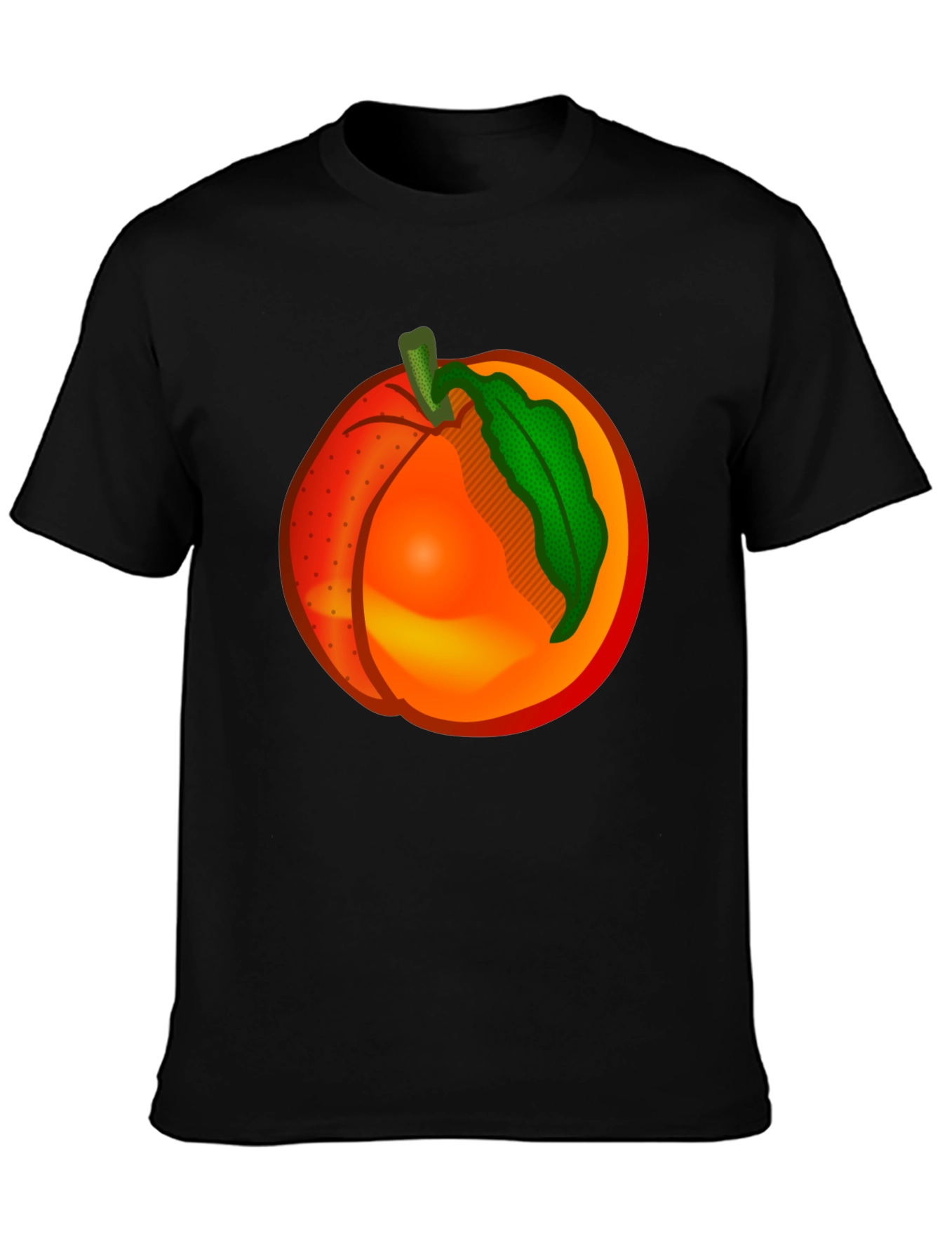 Peach Graphic T-Shirt - Fruity Fashion