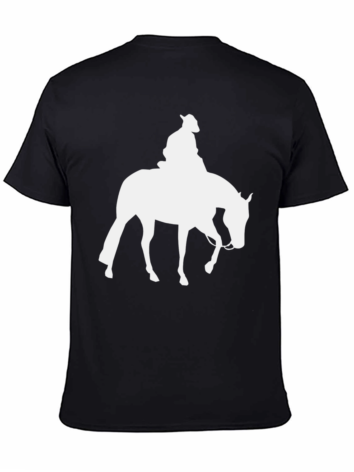 Cowboy Horse Graphic Tee - Western Style T-Shirt