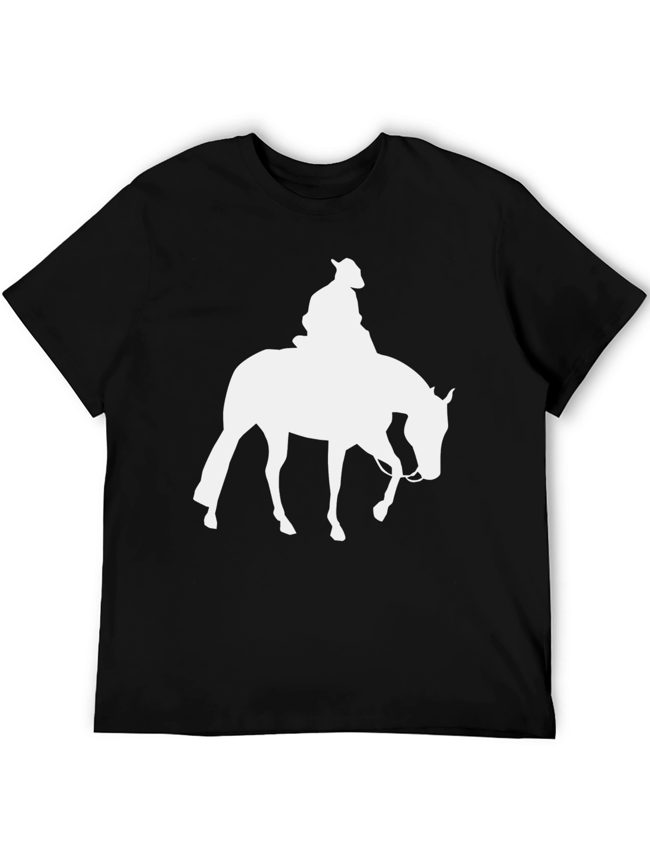 Cowboy Horse Graphic Tee - Western Style T-Shirt