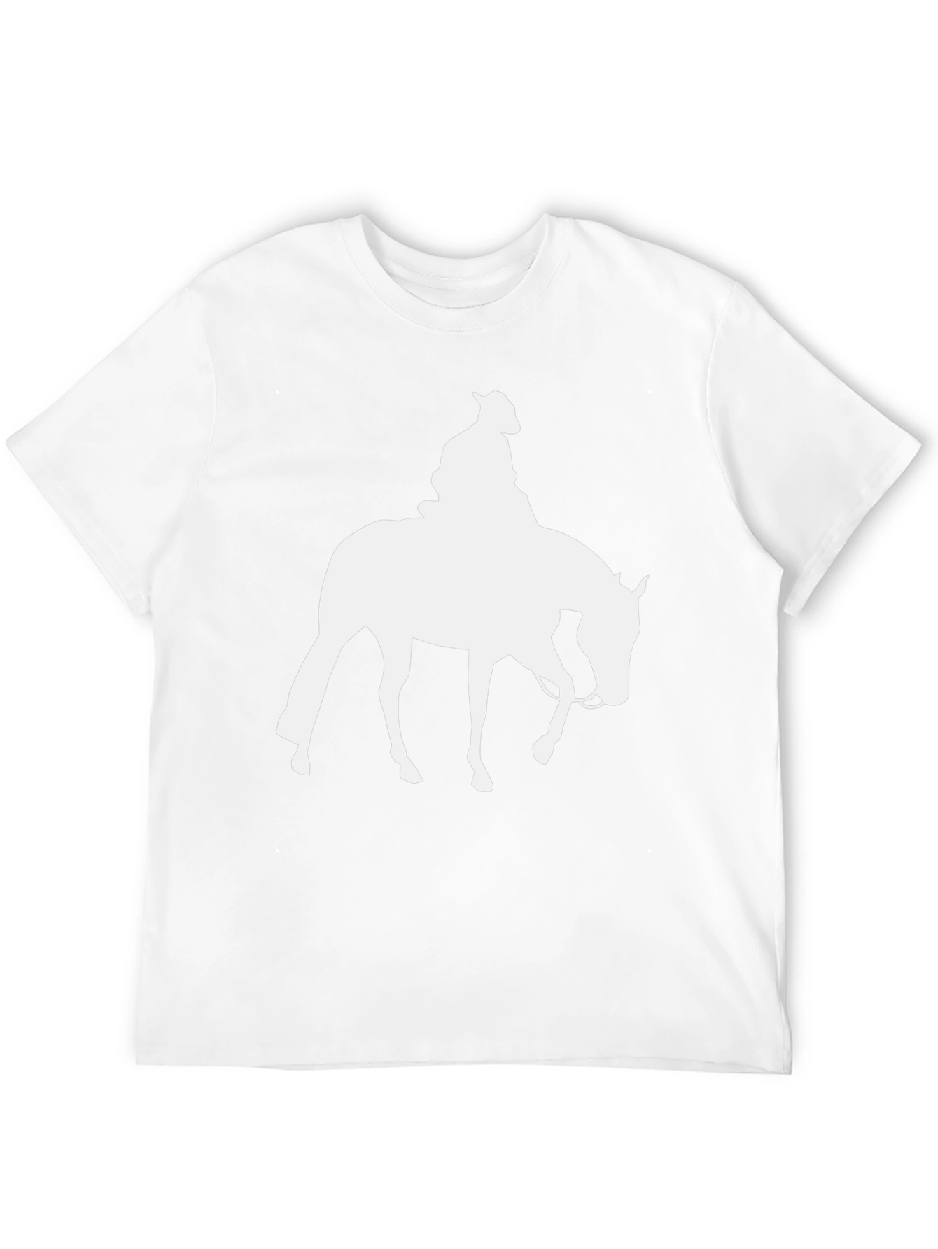 Cowboy Horse Graphic Tee - Western Style T-Shirt