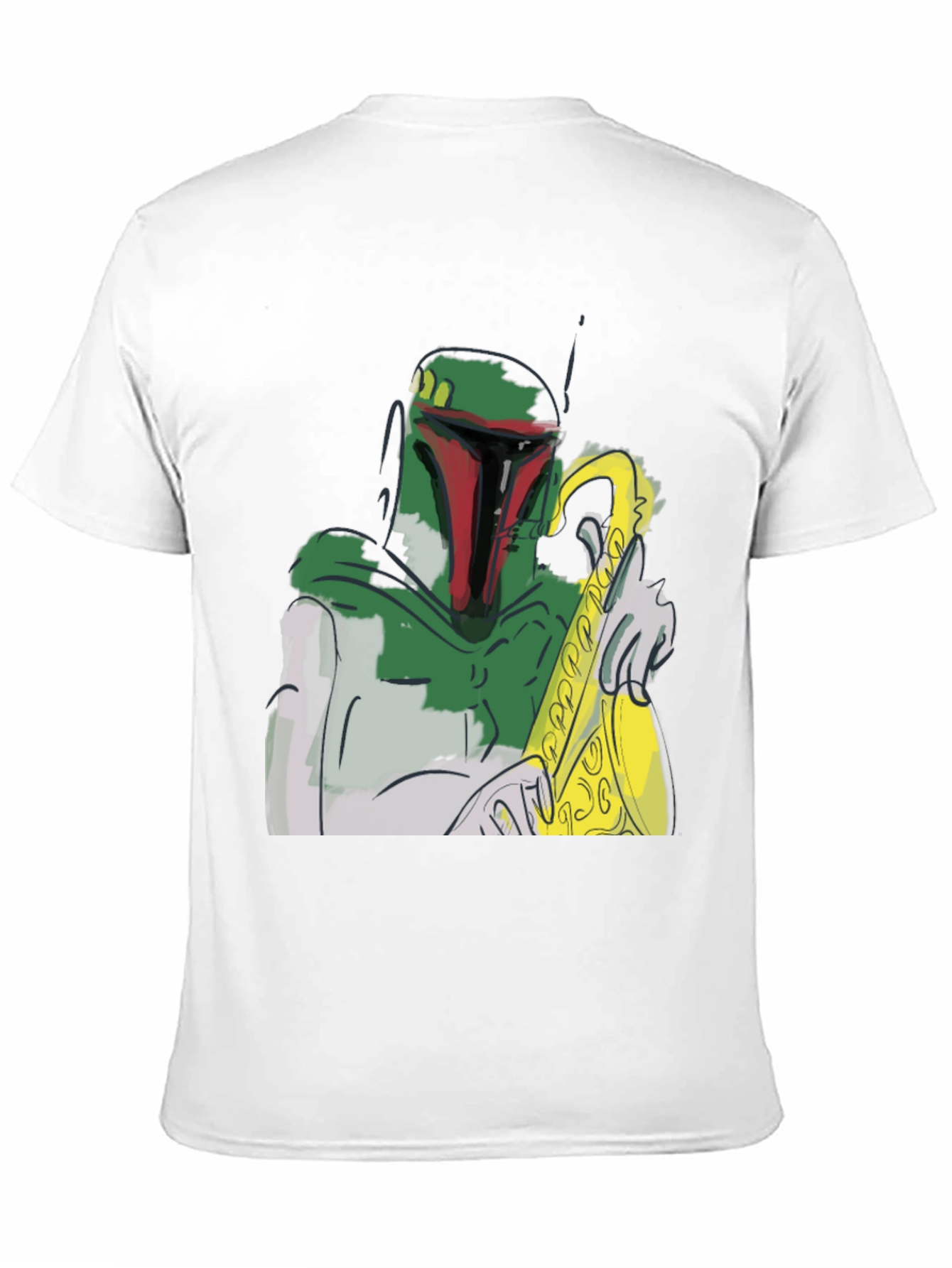 Boba Fett Saxophone T-Shirt - Star Wars Fan Apparel