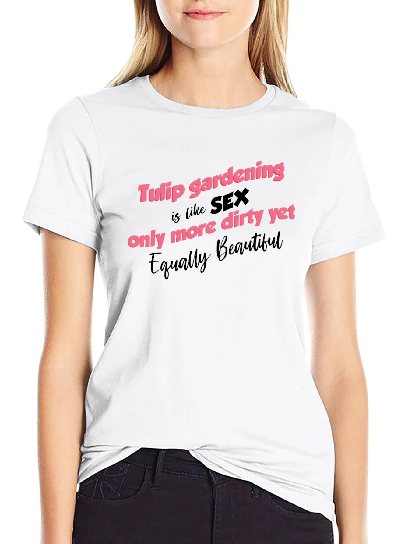 Tulip Gardening Sex Joke T-Shirt