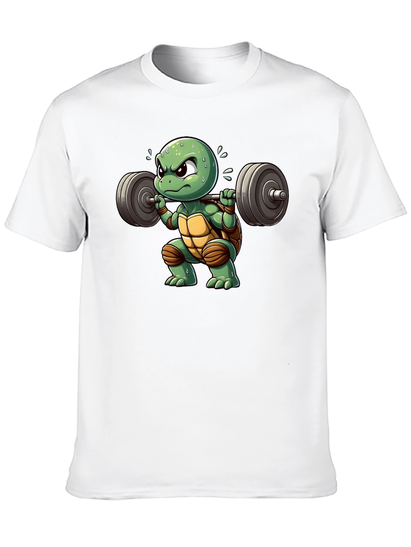 Turtle Lifting Barbell T-Shirt