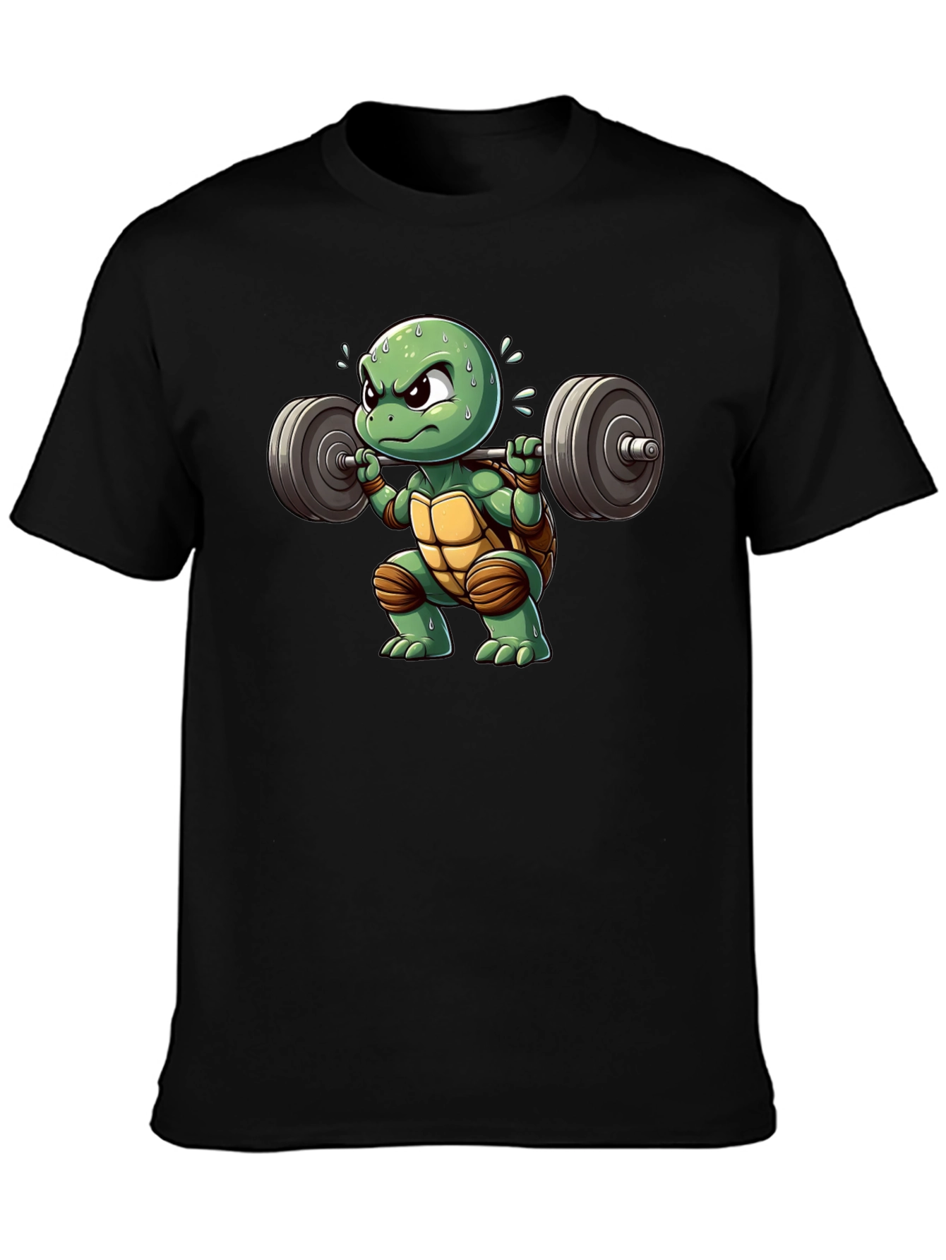 Turtle Lifting Barbell T-Shirt