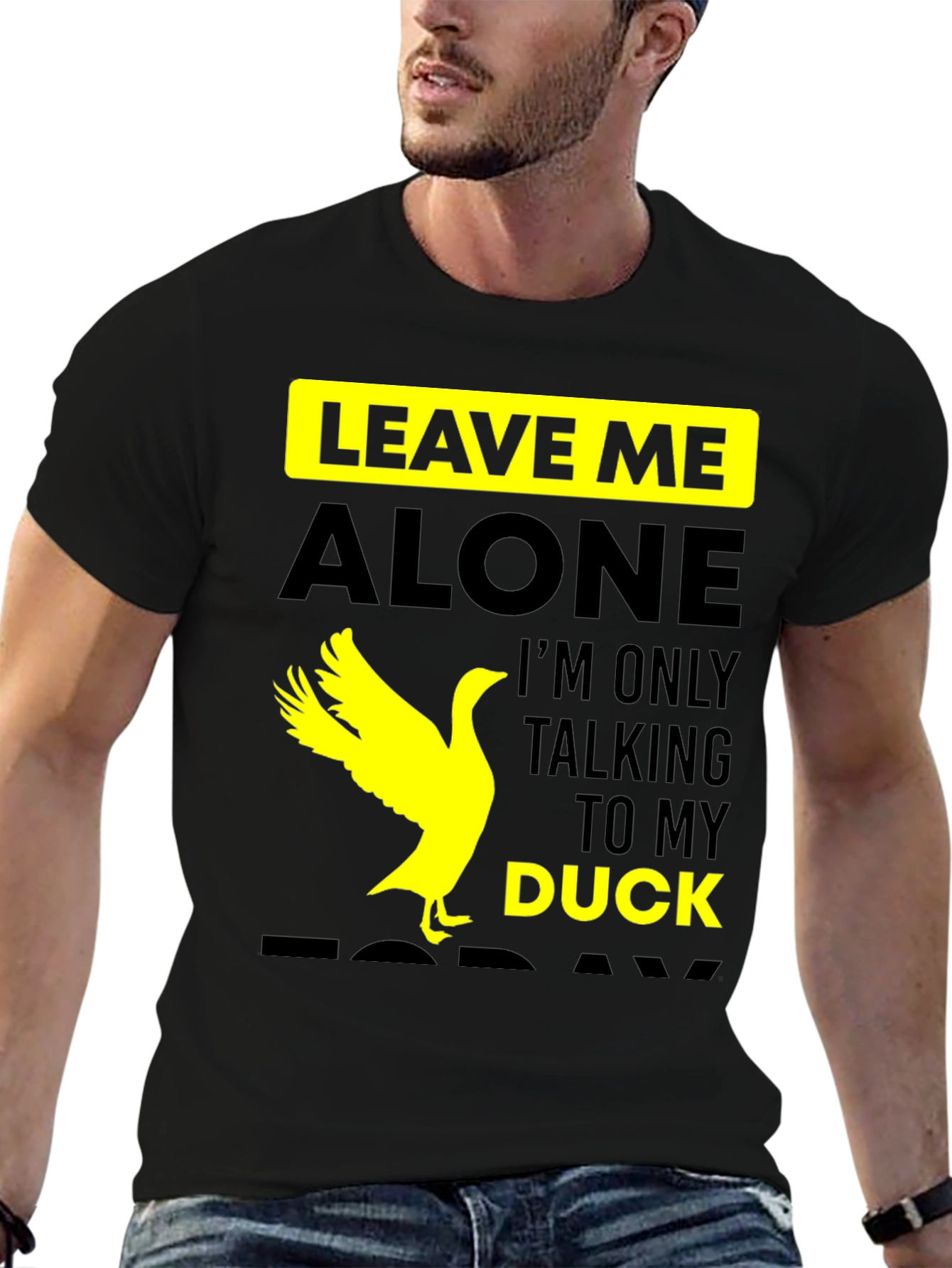 Leave Me Alone Talking to My Duck T-Shirt