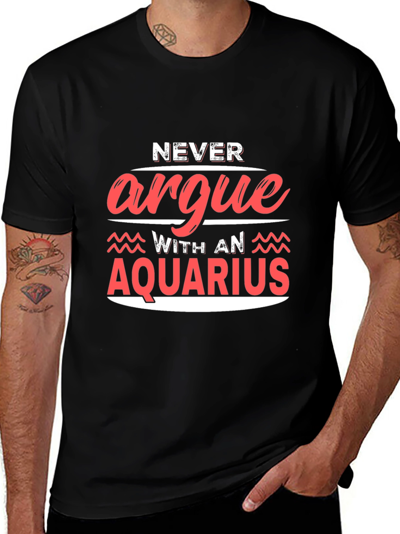 Never Argue With An Aquarius Graphic Tee