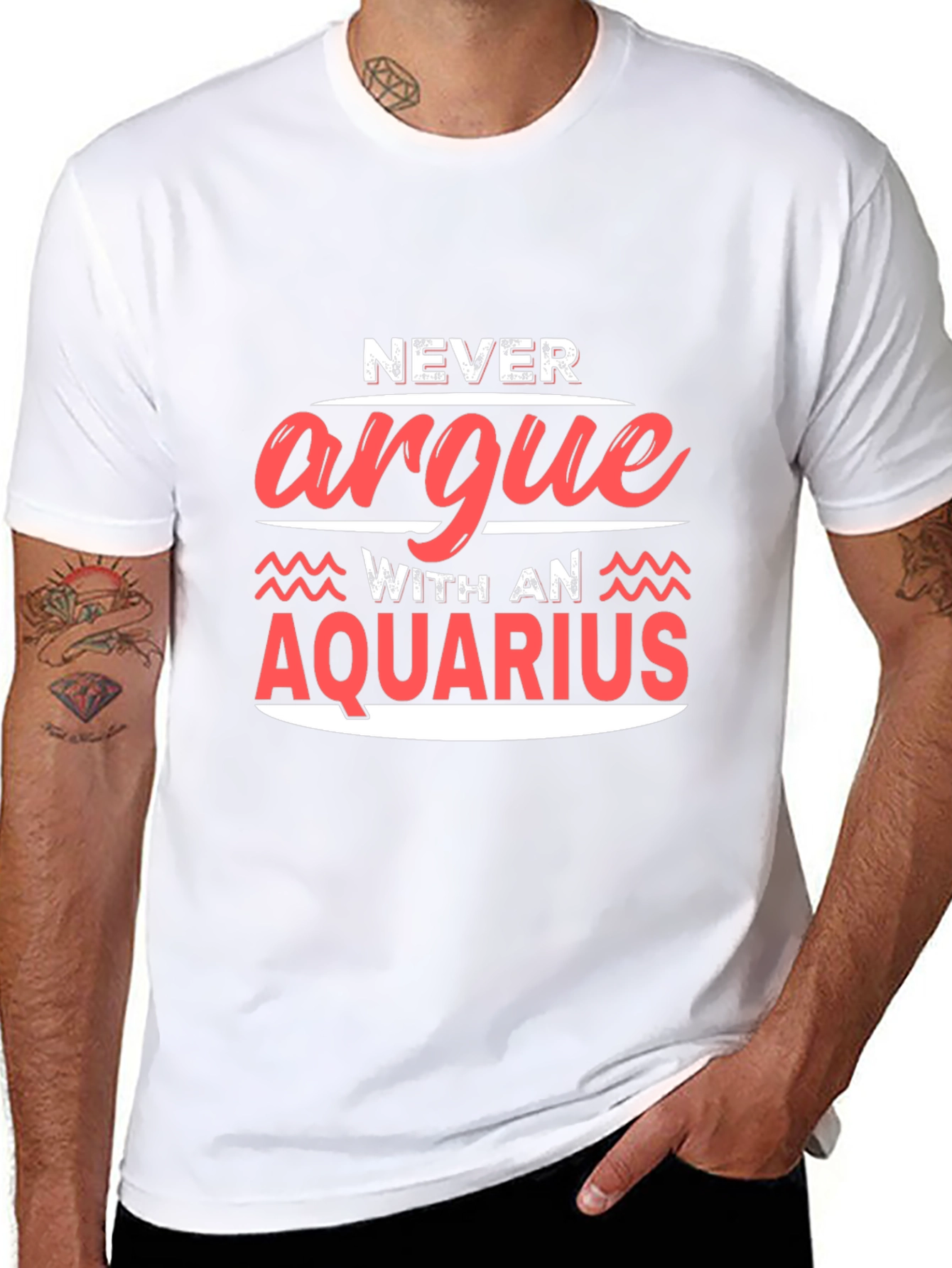 Never Argue With An Aquarius Graphic Tee
