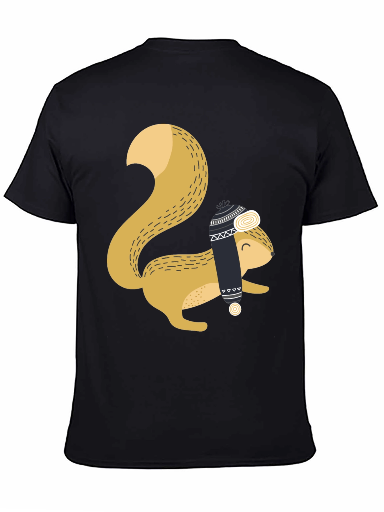 Squirrel with Hat Graphic Tee - Cozy & Cute