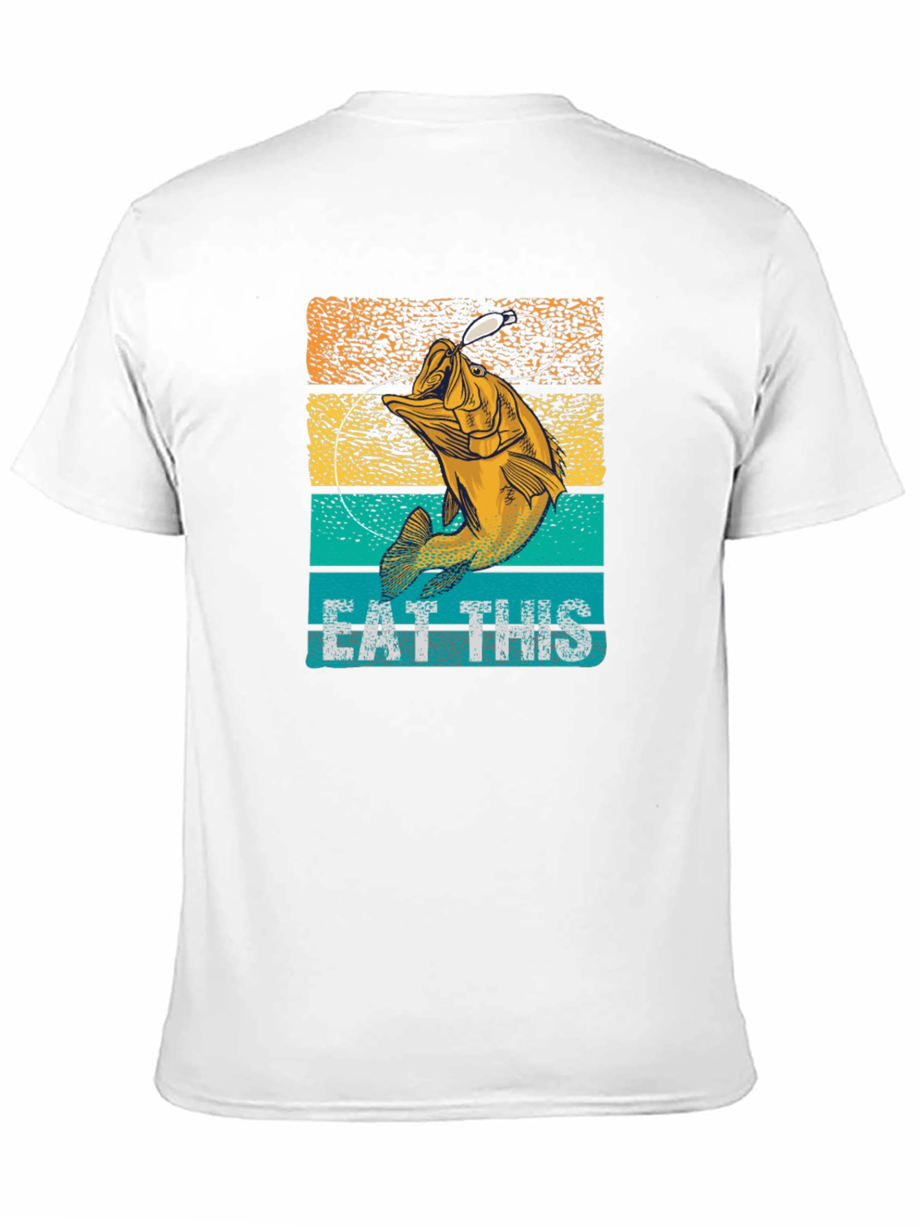 Eat This Fishing Graphic Tee - Bass Fisherman T-Shirt