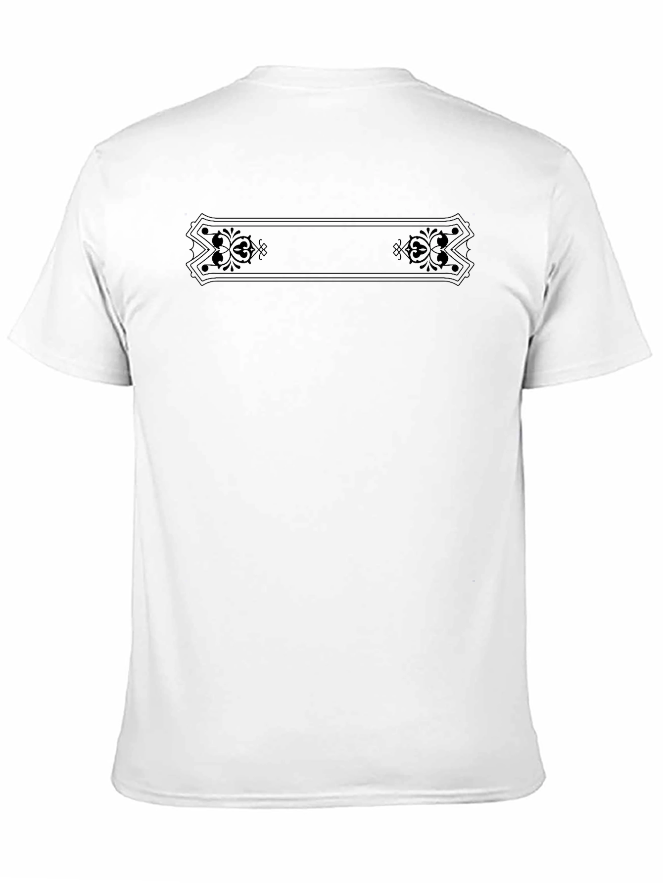 Mens Black Graphic Tee Shirt