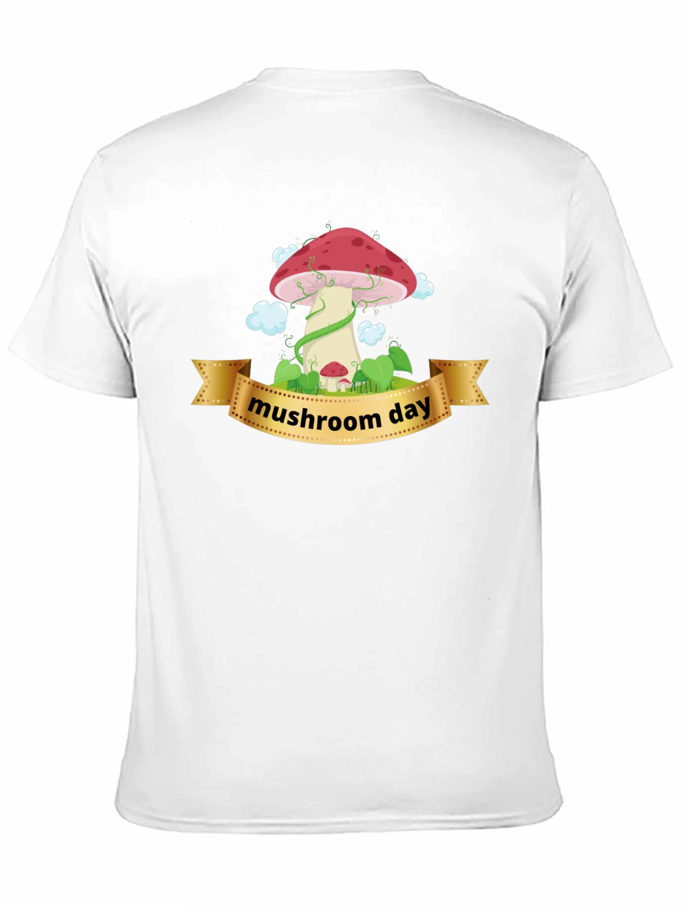 Mushroom Day Graphic T-Shirt - Unisex Black Tee