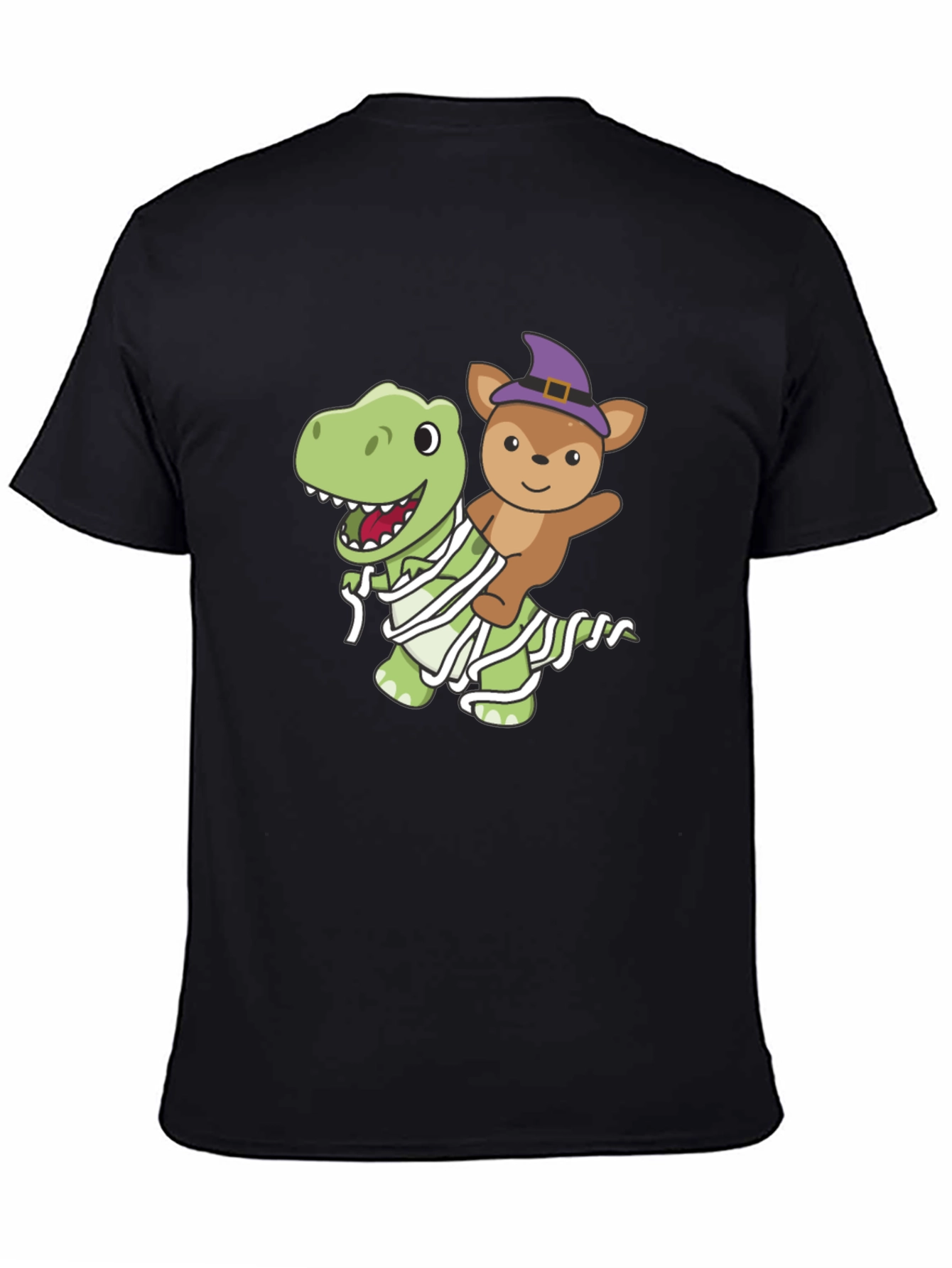 Halloween Dino & Bear Mummy T-Shirt