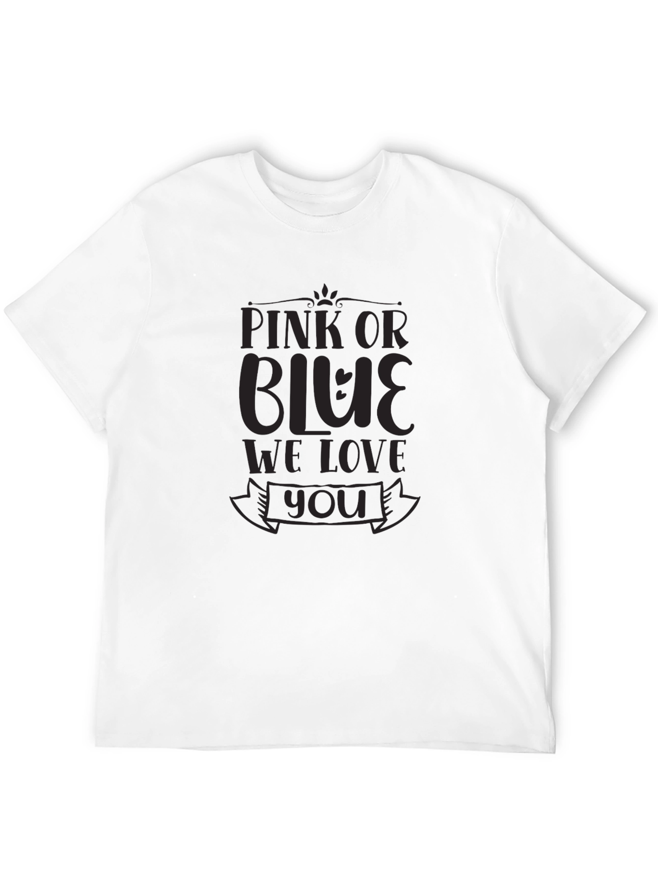 Pink or Blue Gender Reveal T-Shirt