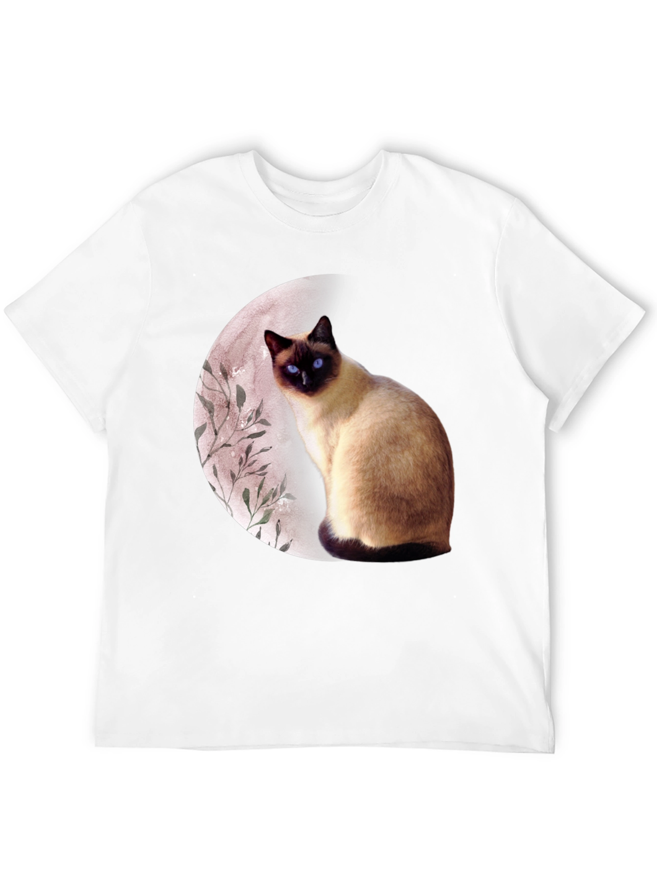 Cat Moon Graphic T-Shirt - Unique Design