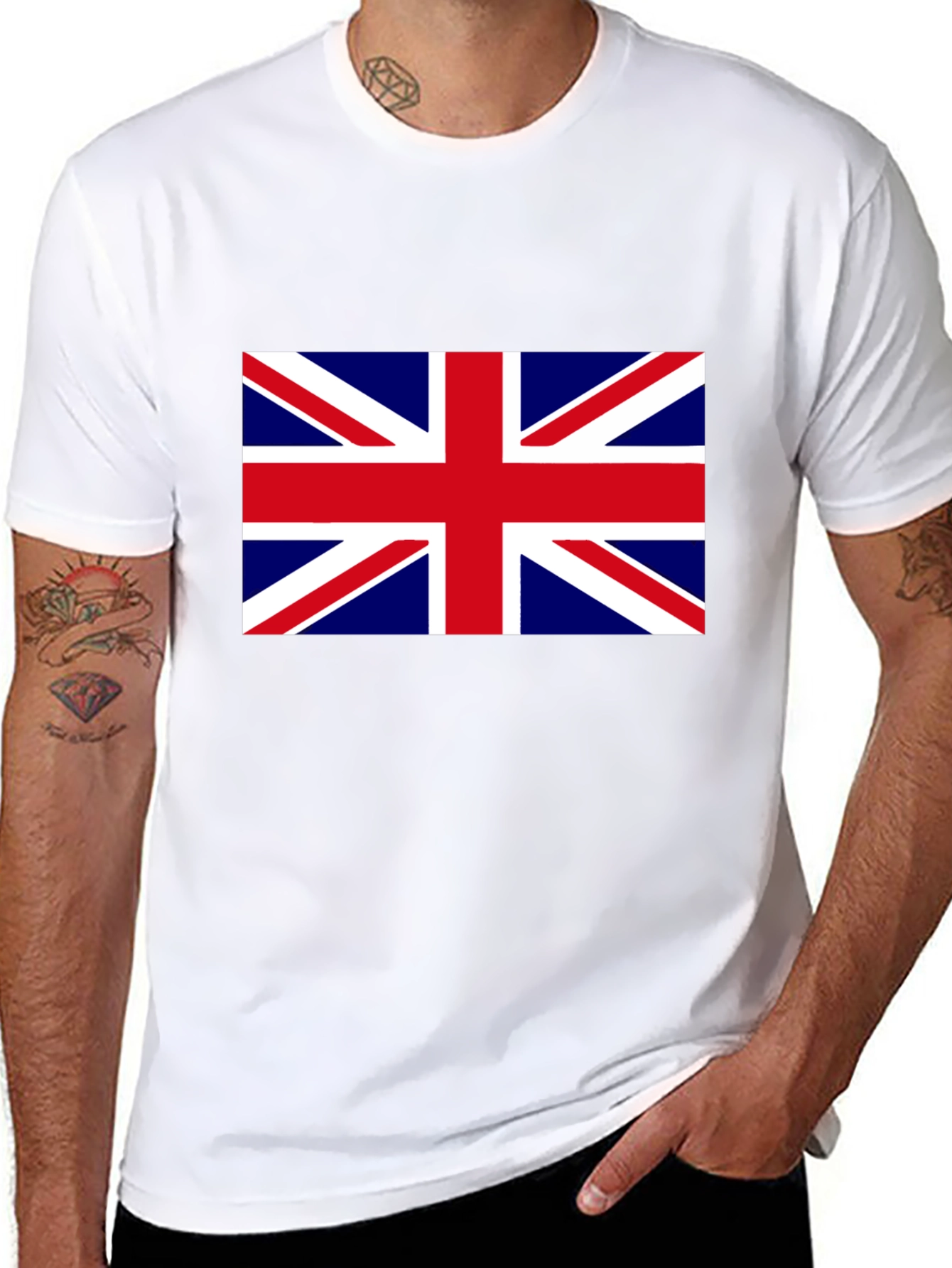 Union Jack Flag T-Shirt - Patriotic UK Pride
