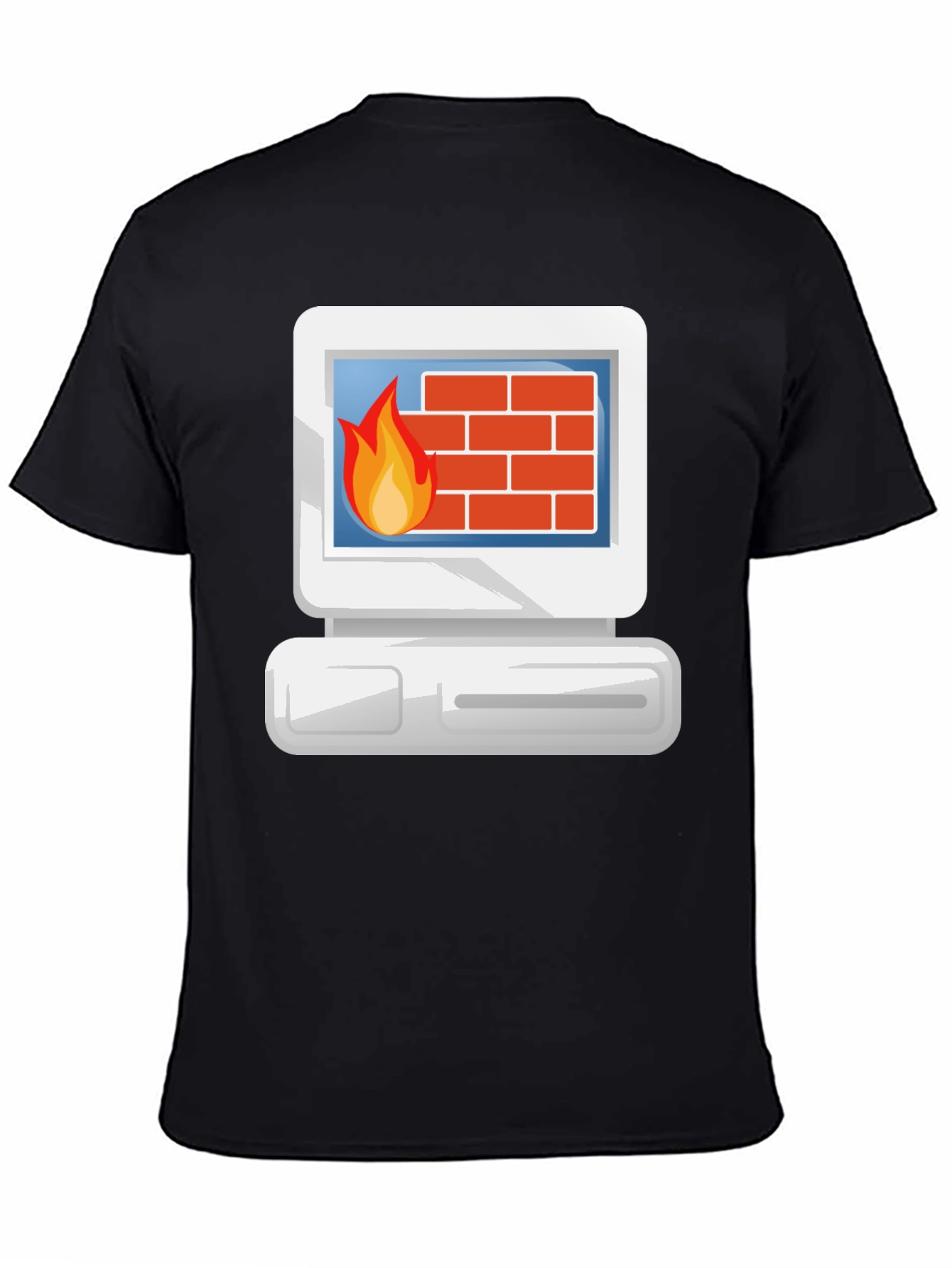 Firewall T-Shirt - Retro Computer Security Tee