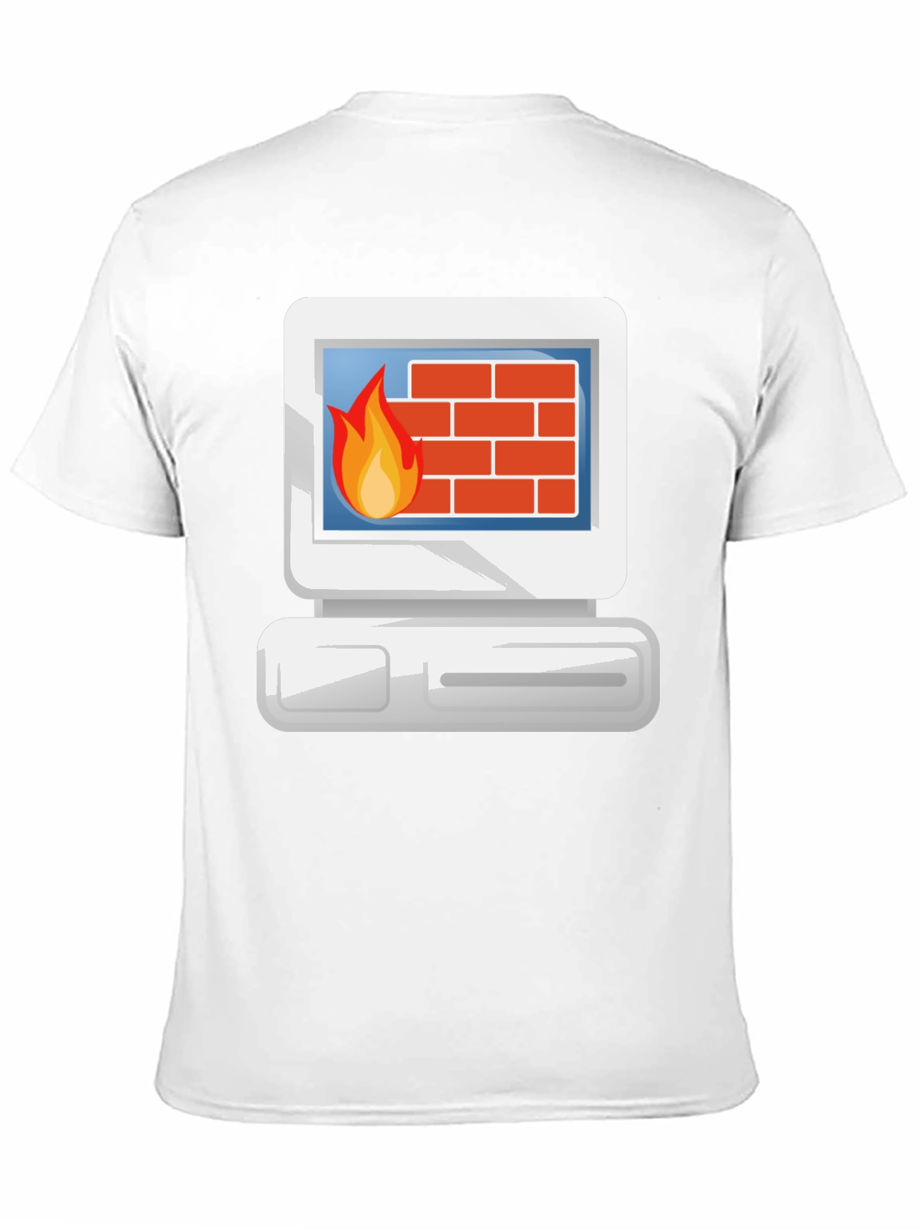Firewall T-Shirt - Retro Computer Security Tee