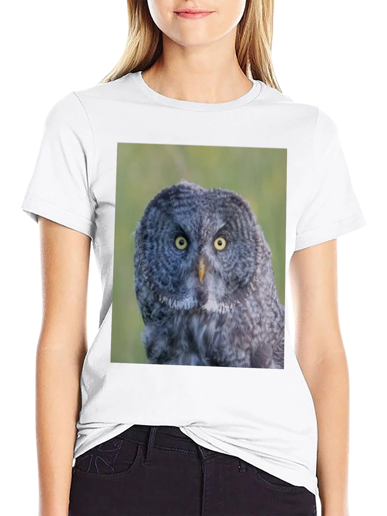 Owl Graphic Tee - Mens Black T-Shirt