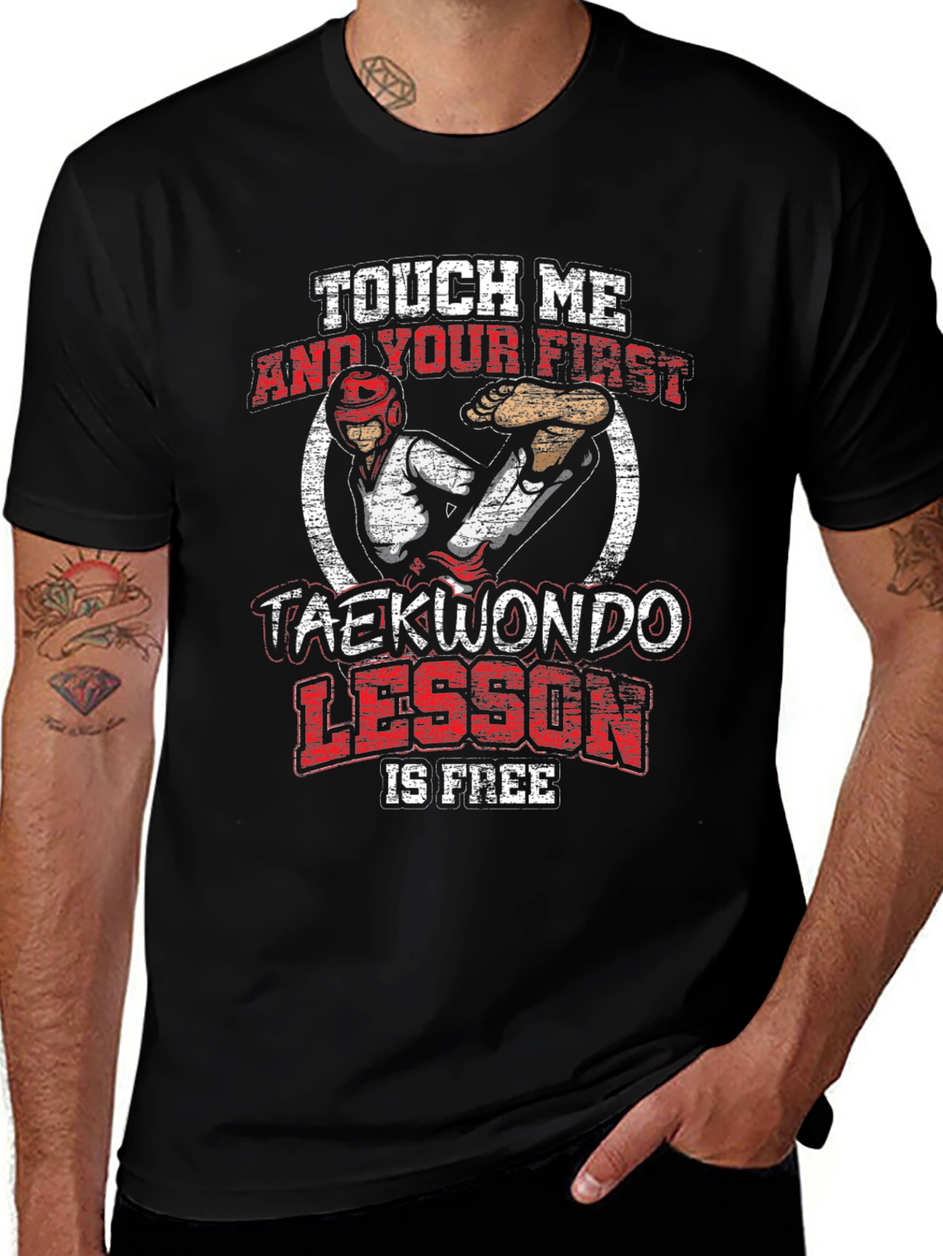Taekwondo Lesson Free T-Shirt