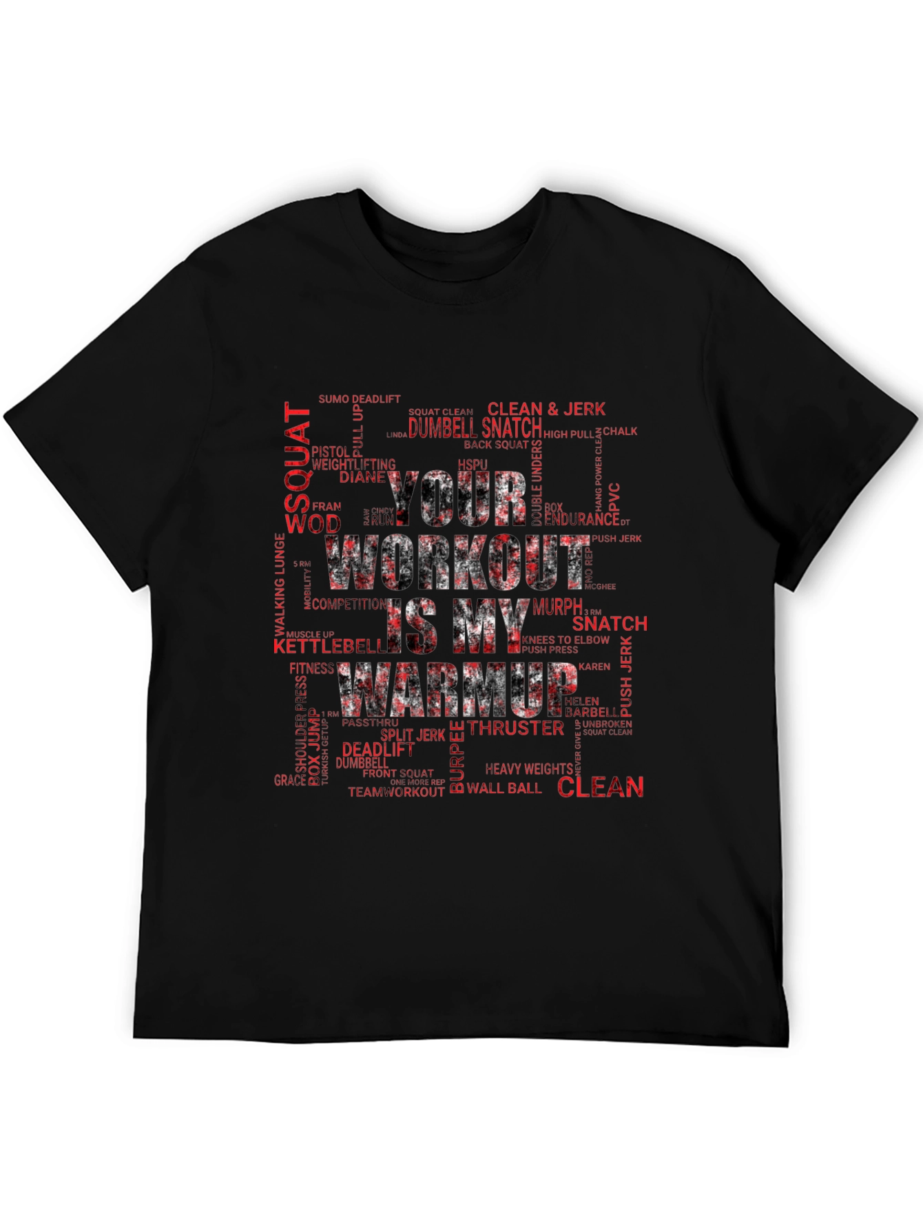 Workout Warmup T-Shirt - Fitness Motivation