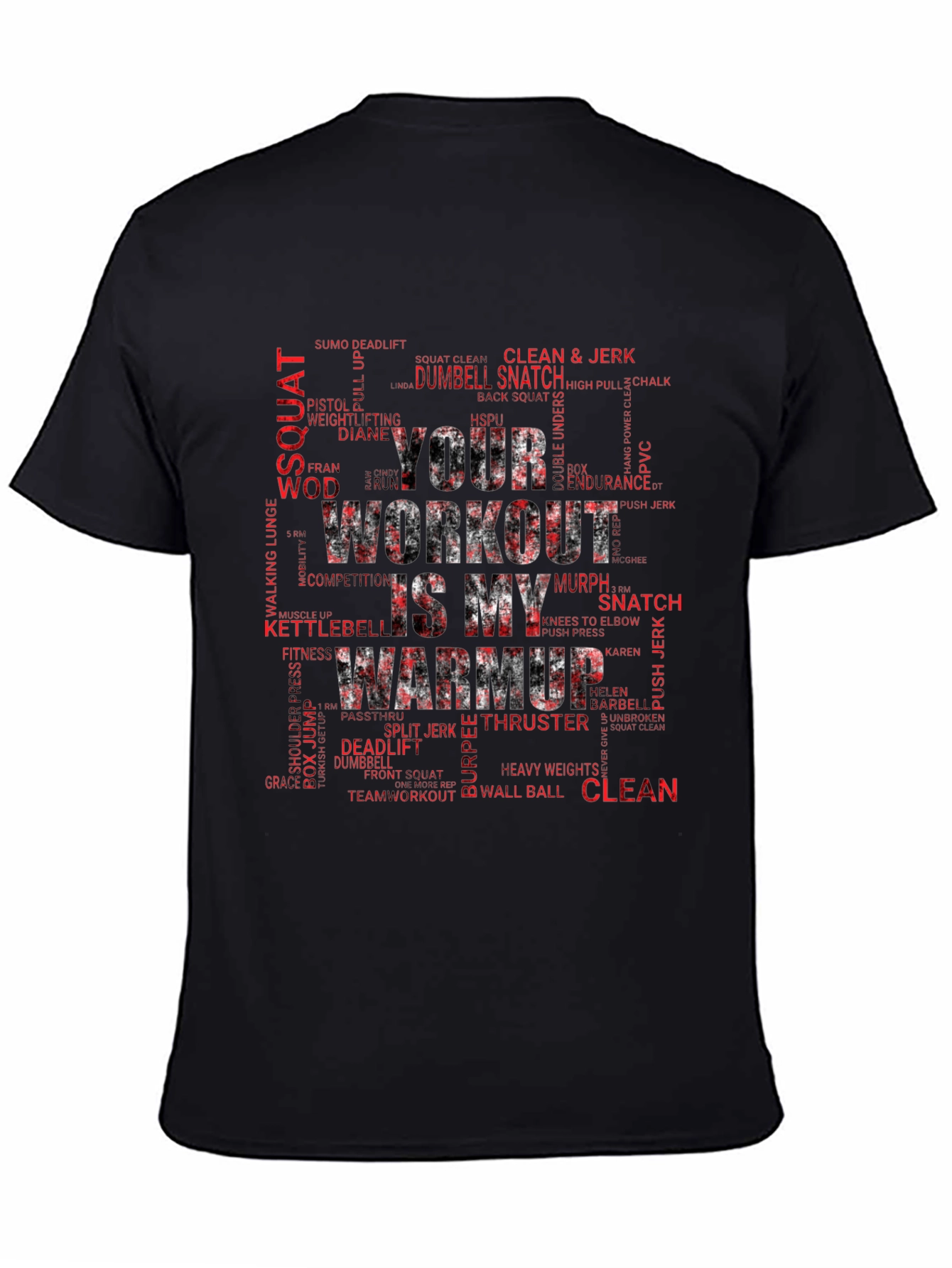 Workout Warmup T-Shirt - Fitness Motivation