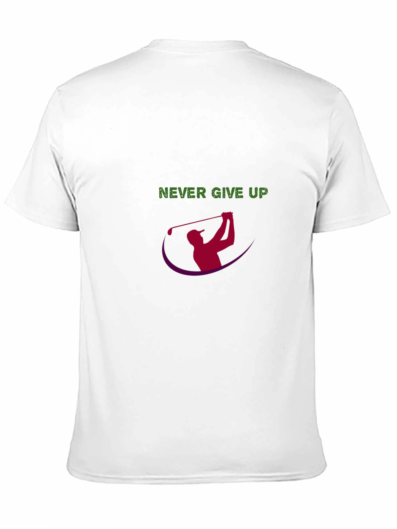 Never Give Up Golf Tee