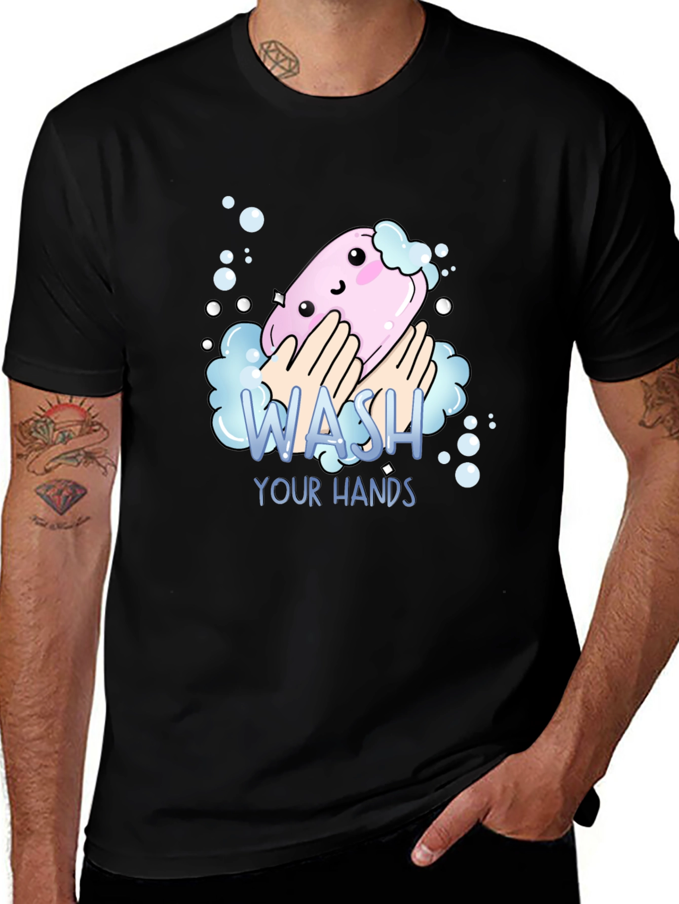 Wash Your Hands Graphic T-Shirt