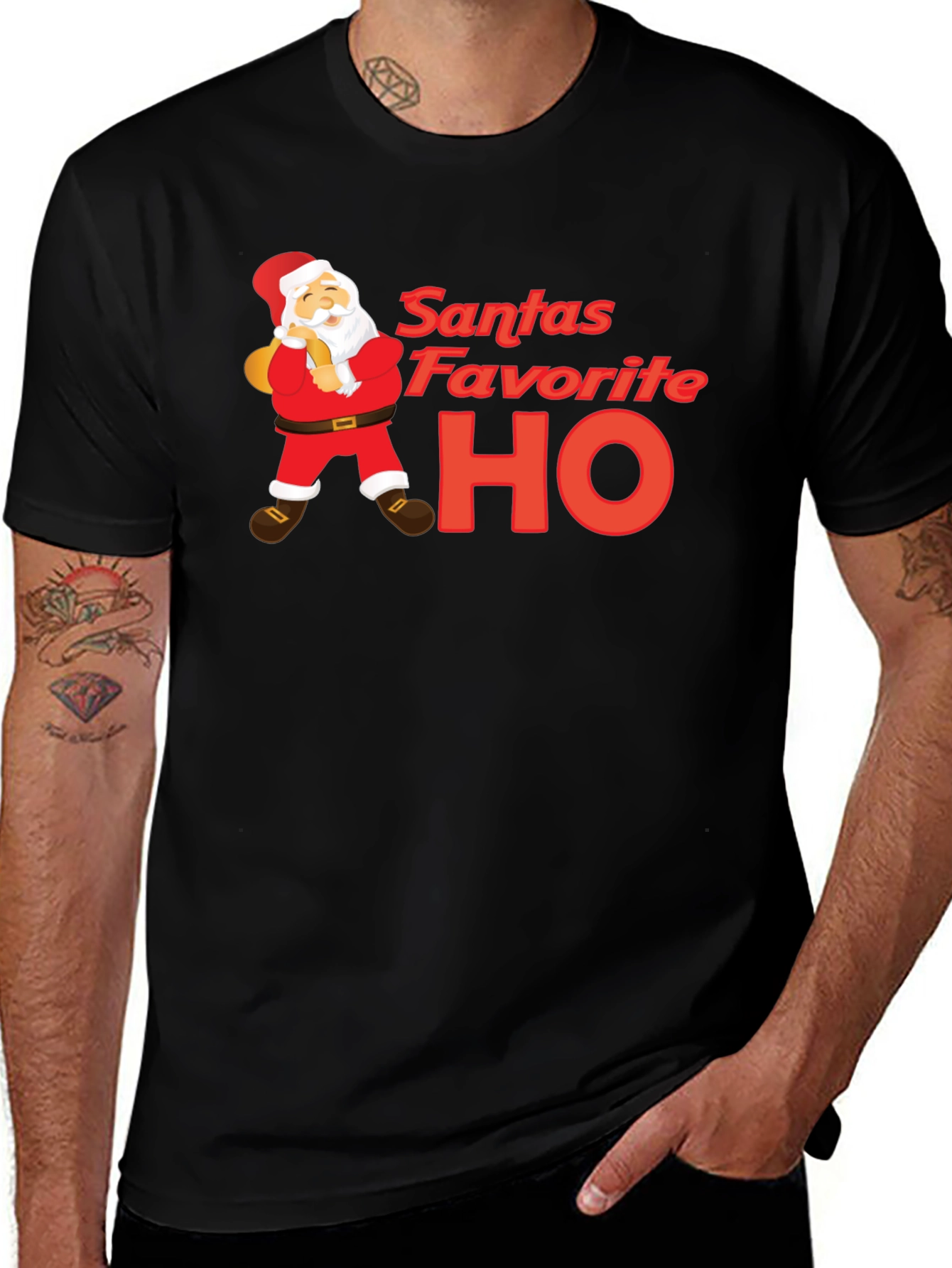 Santas Favorite HO Christmas T-Shirt