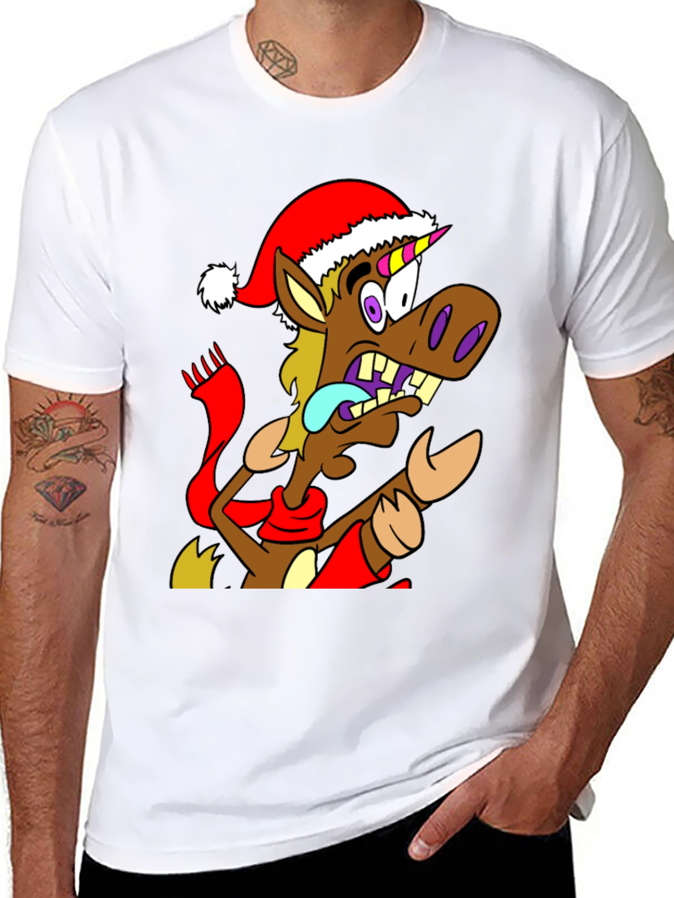 Unicorn Christmas T-Shirt