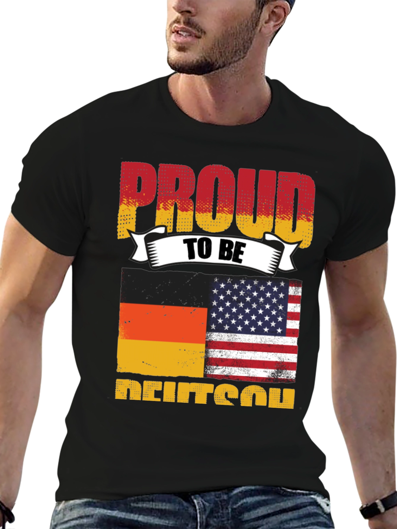 Proud German American Flag T-Shirt