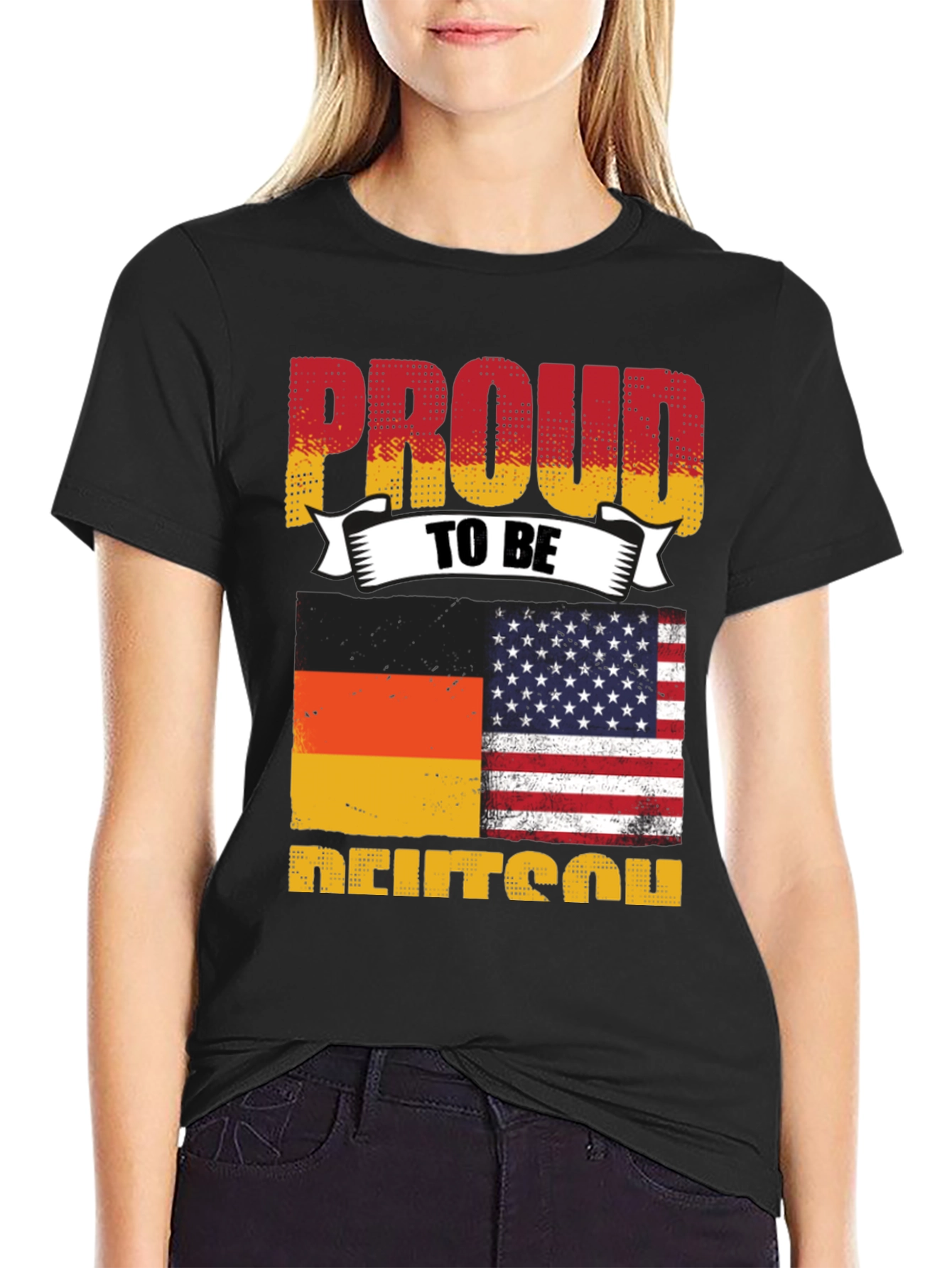 Proud German American Flag T-Shirt