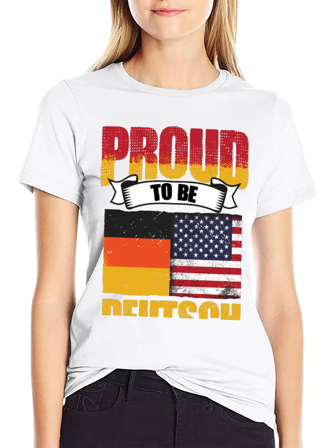 Proud German American Flag T-Shirt