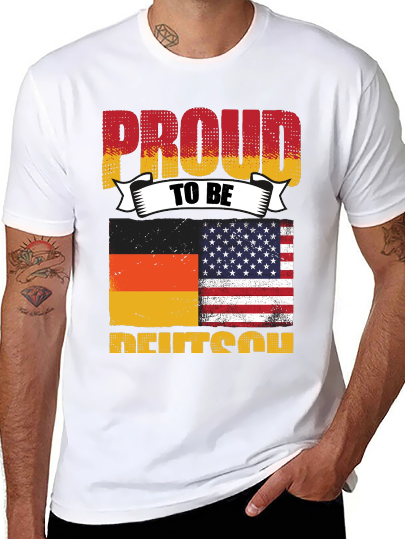 Proud German American Flag T-Shirt