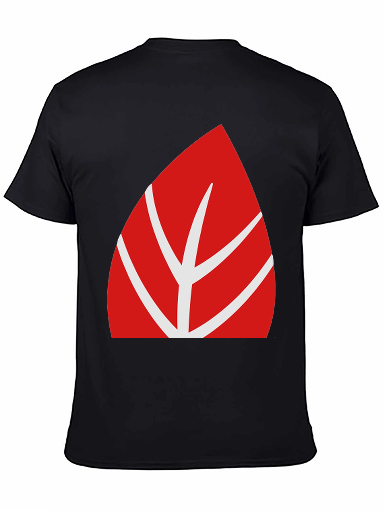 Red Leaf Graphic Tee - Modern Casual Style