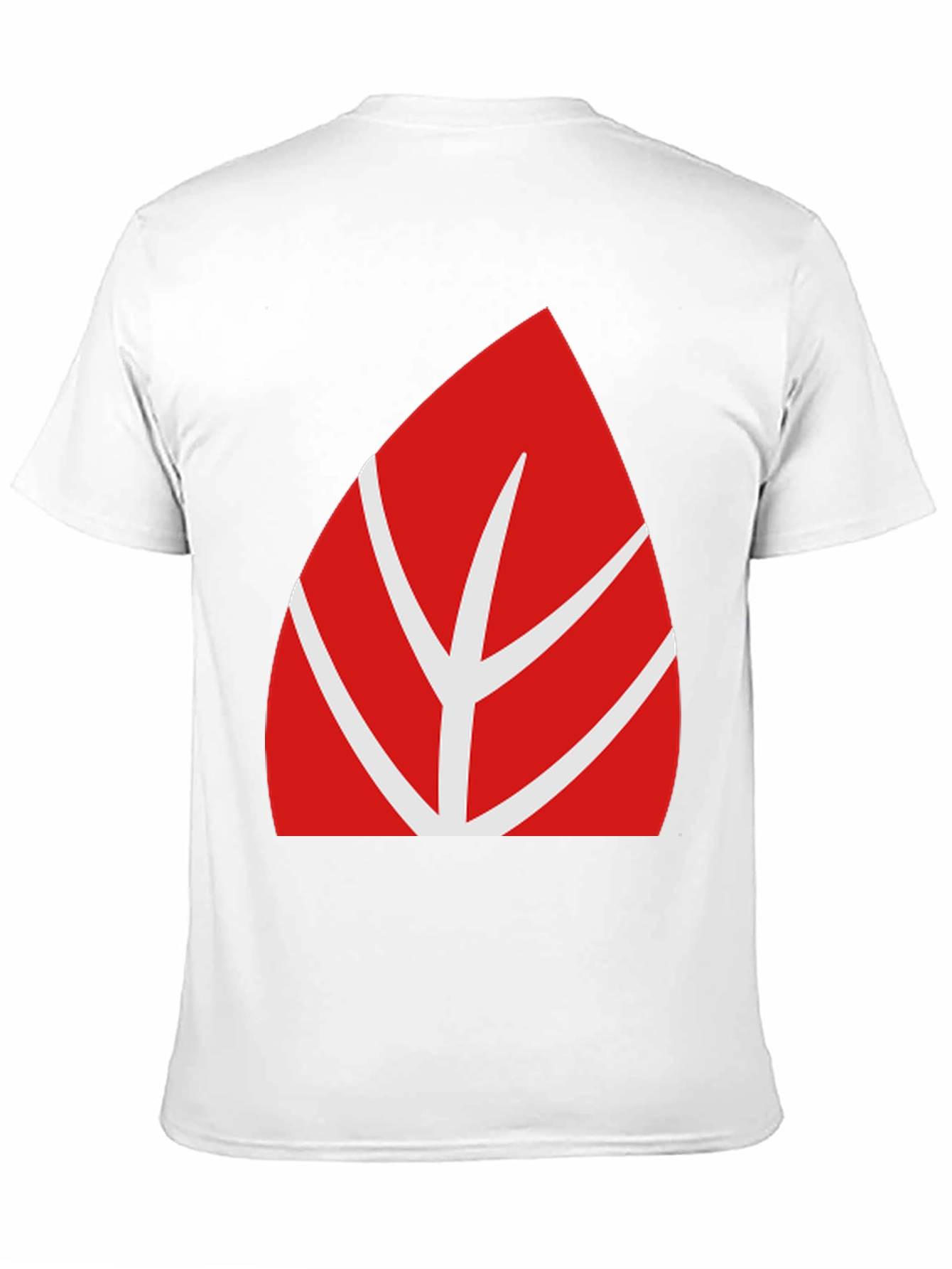 Red Leaf Graphic Tee - Modern Casual Style