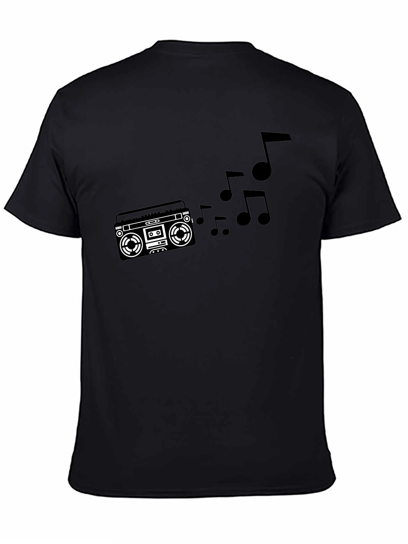 Retro Boombox Music T-Shirt