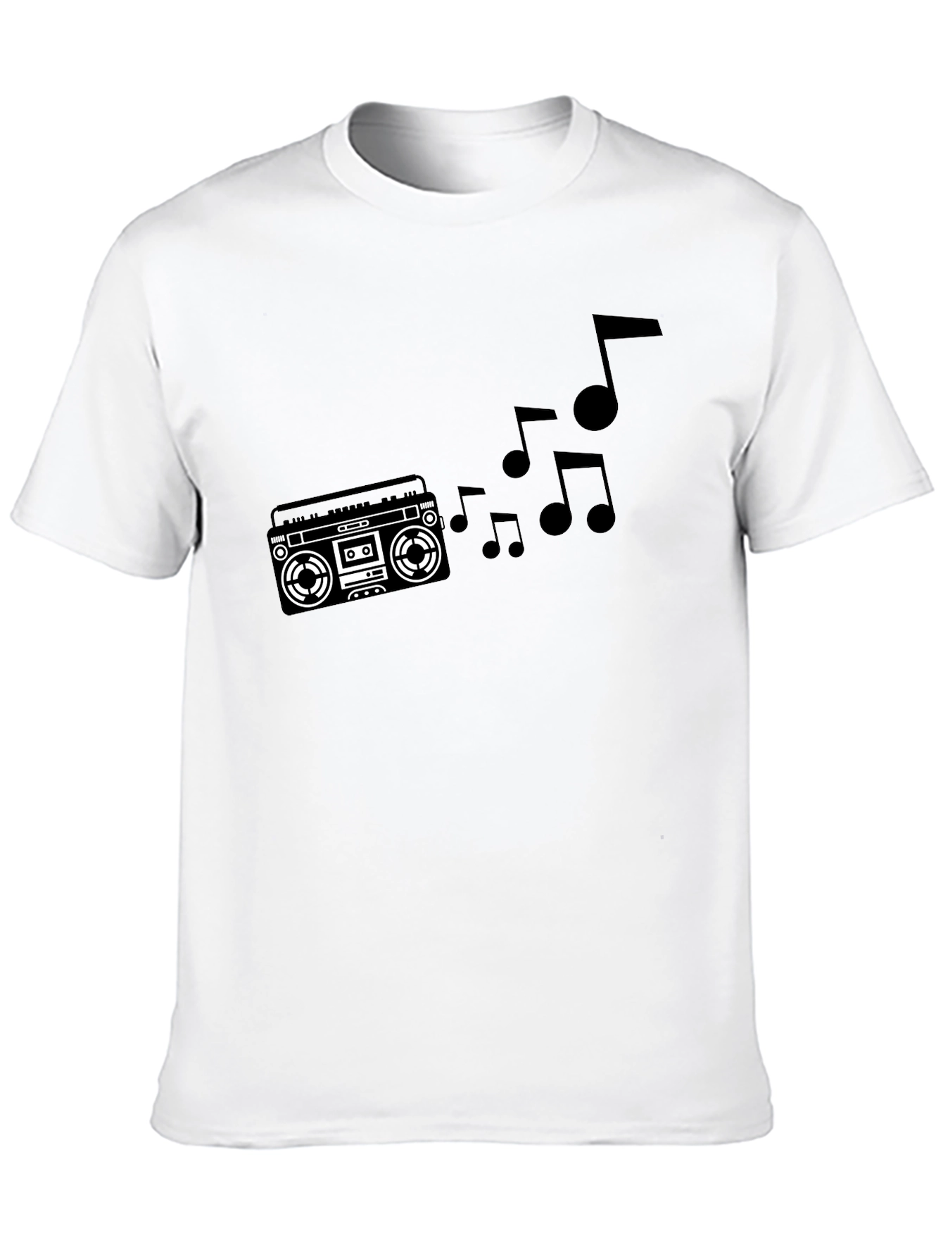 Retro Boombox Music T-Shirt