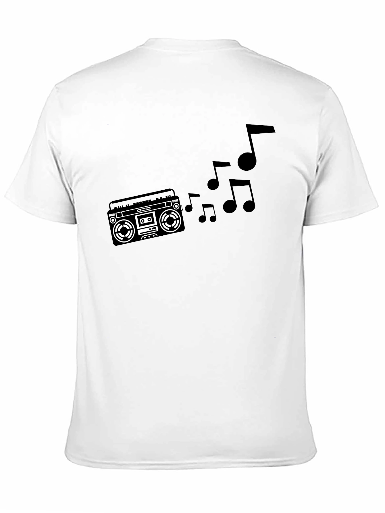 Retro Boombox Music T-Shirt