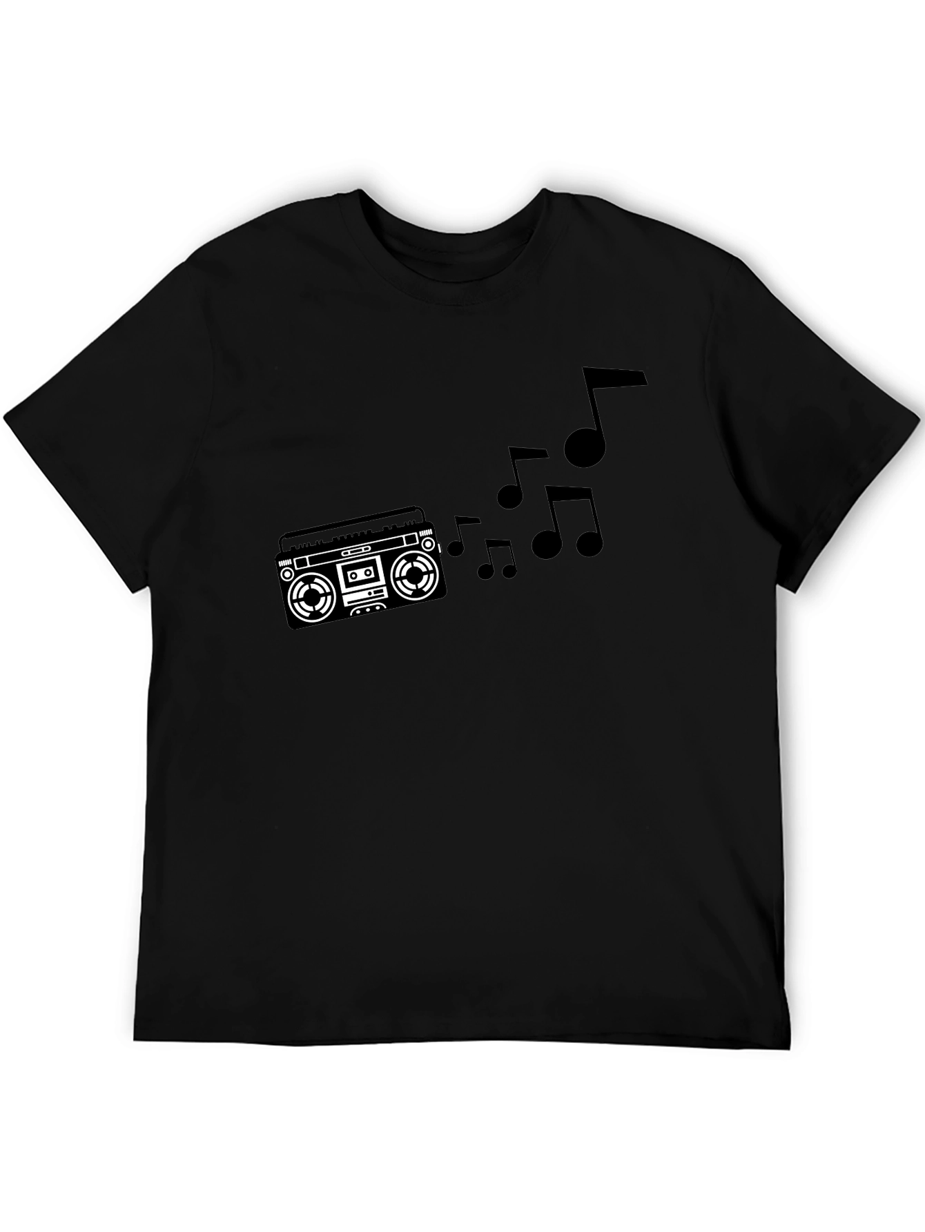 Retro Boombox Music T-Shirt