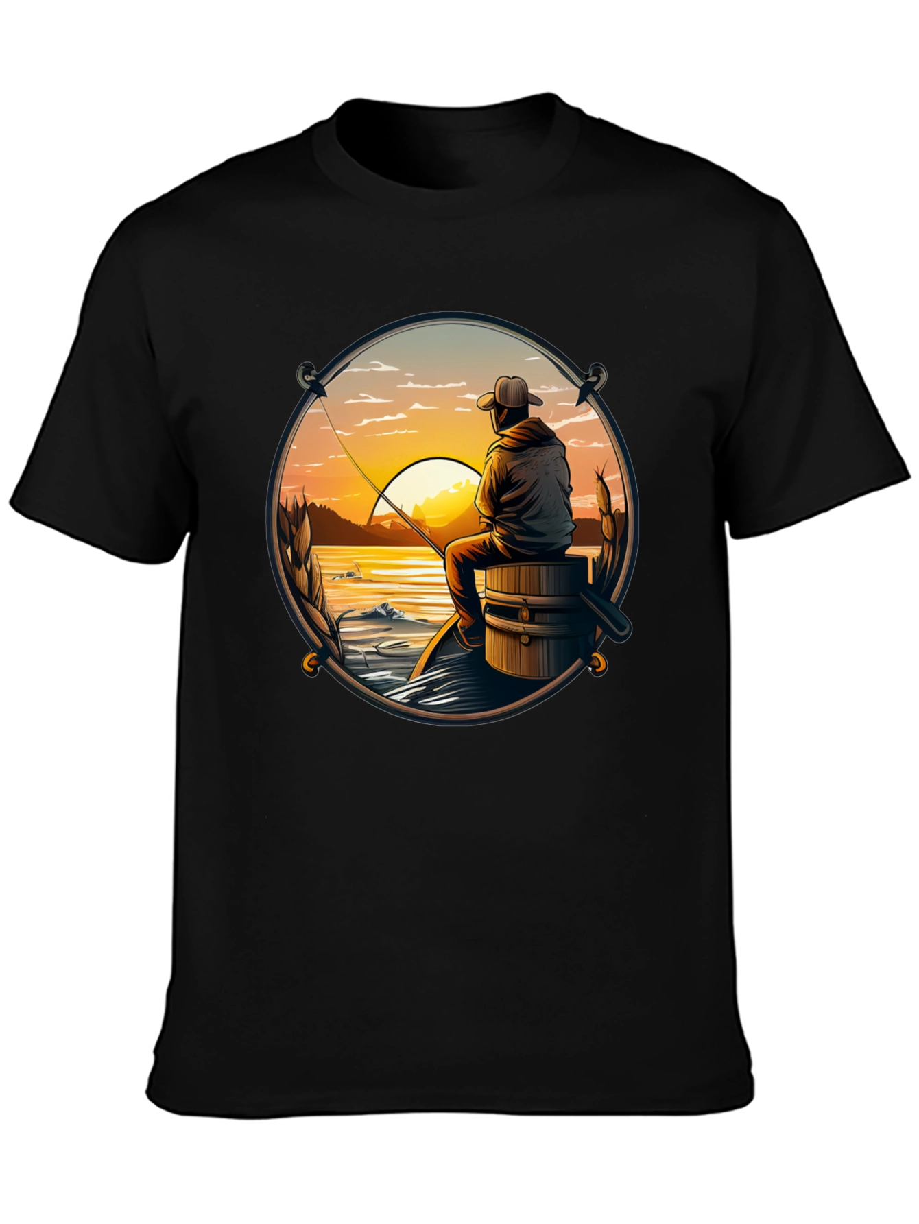 Fishing Sunset T-Shirt