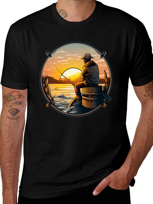 Fishing Sunset T-Shirt